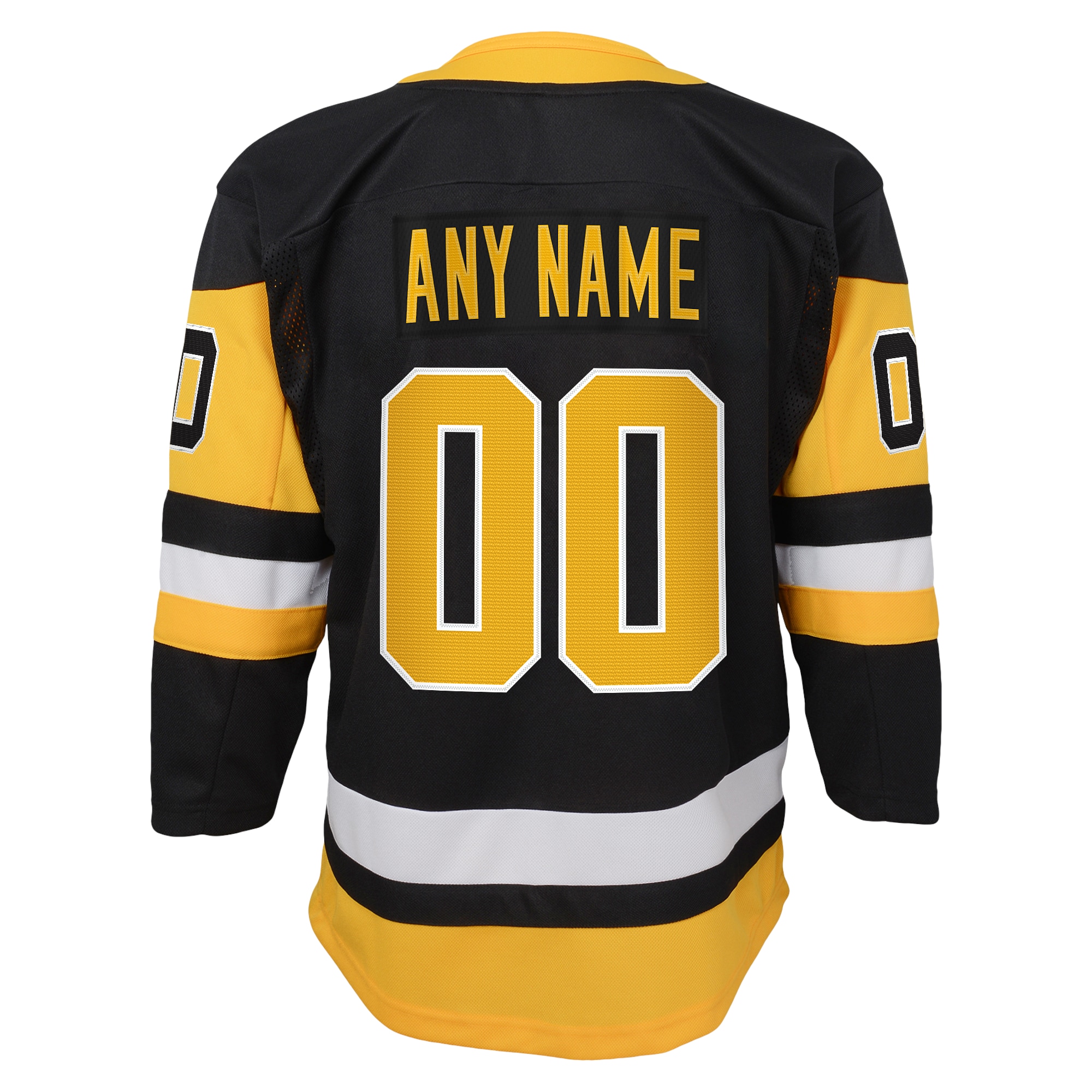 Pittsburgh Penguins Youth Home Premier Custom Jersey – Black Clowdercats