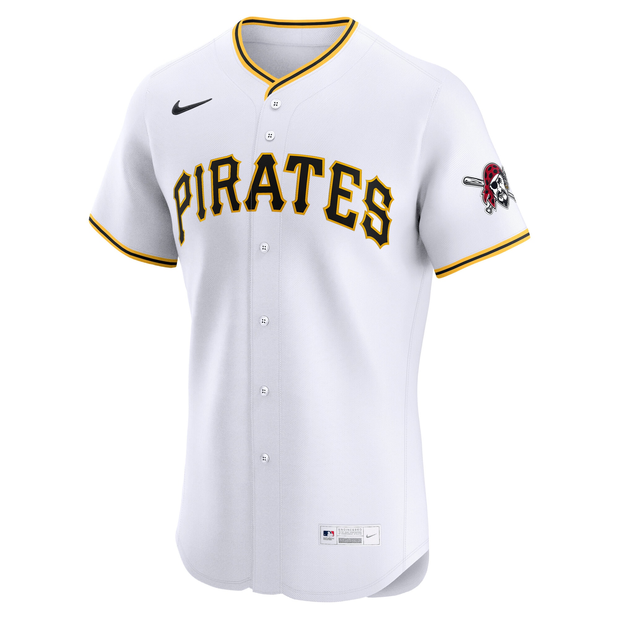 Pittsburgh Pirates Nike Home Elite Jersey – White