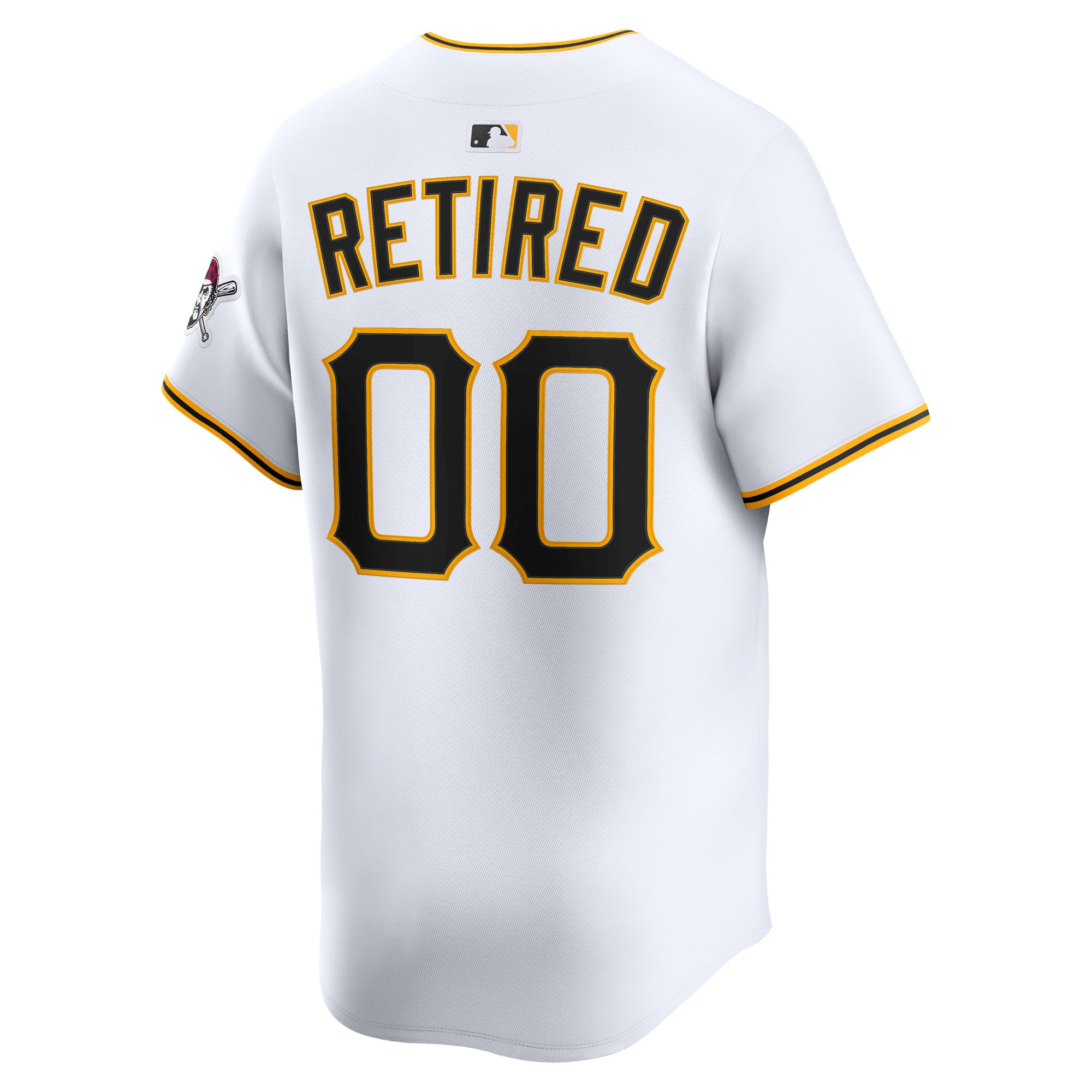 Pittsburgh Pirates Nike Home Limited Pick-A-Player Retired Roster Jersey – White