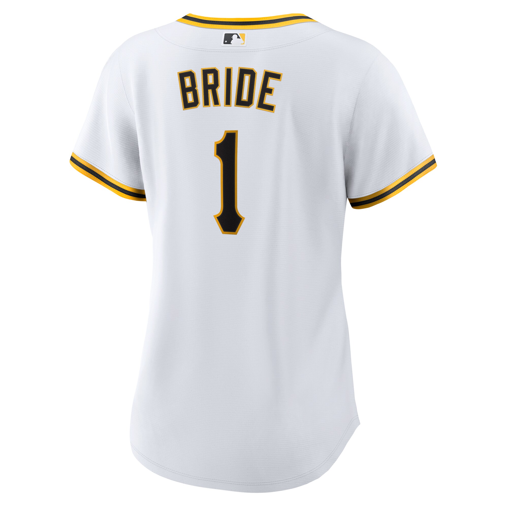 Pittsburgh Pirates Nike Women’s #1 Bride Home Replica Jersey – White