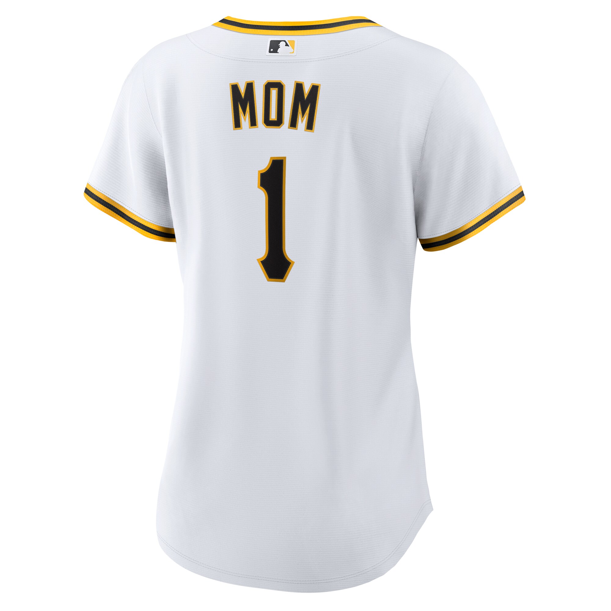 Pittsburgh Pirates Nike Women’s #1 Mom Home Replica Jersey – White