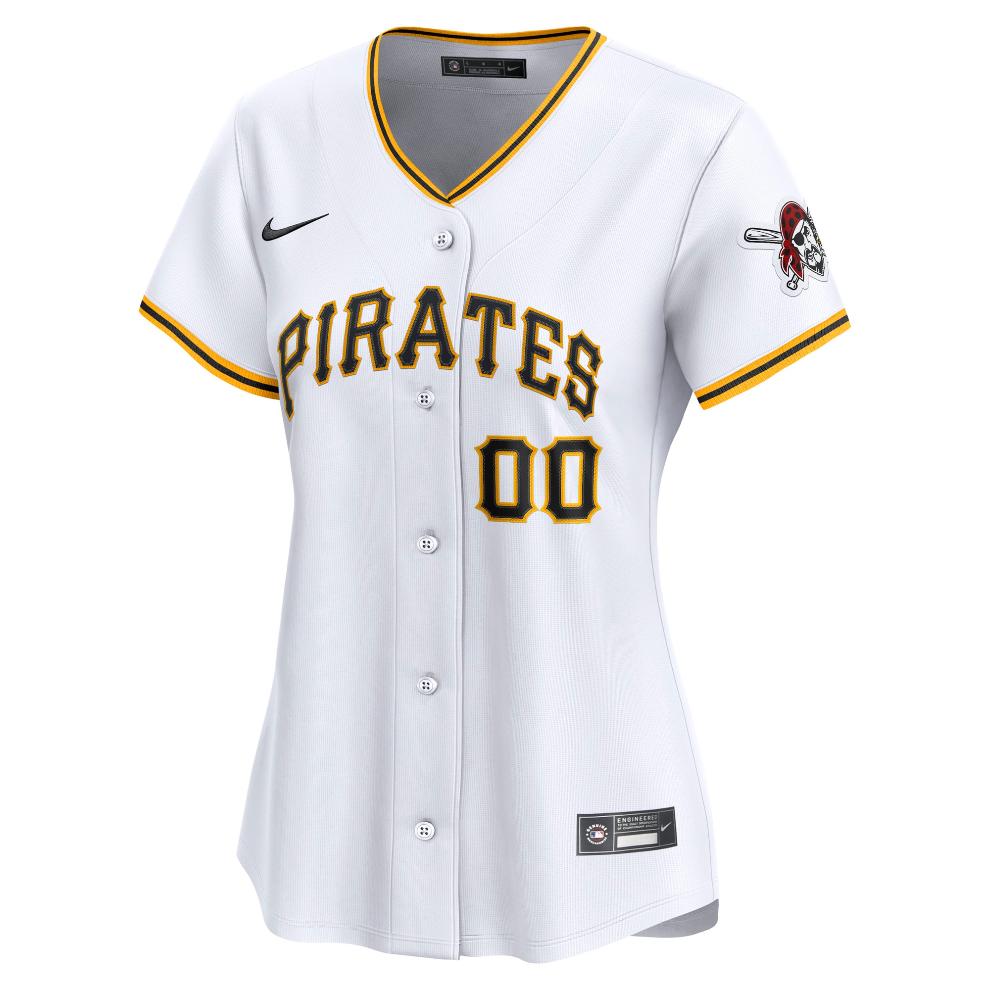 Pittsburgh Pirates Nike Women’s Home Limited Custom Jersey – White