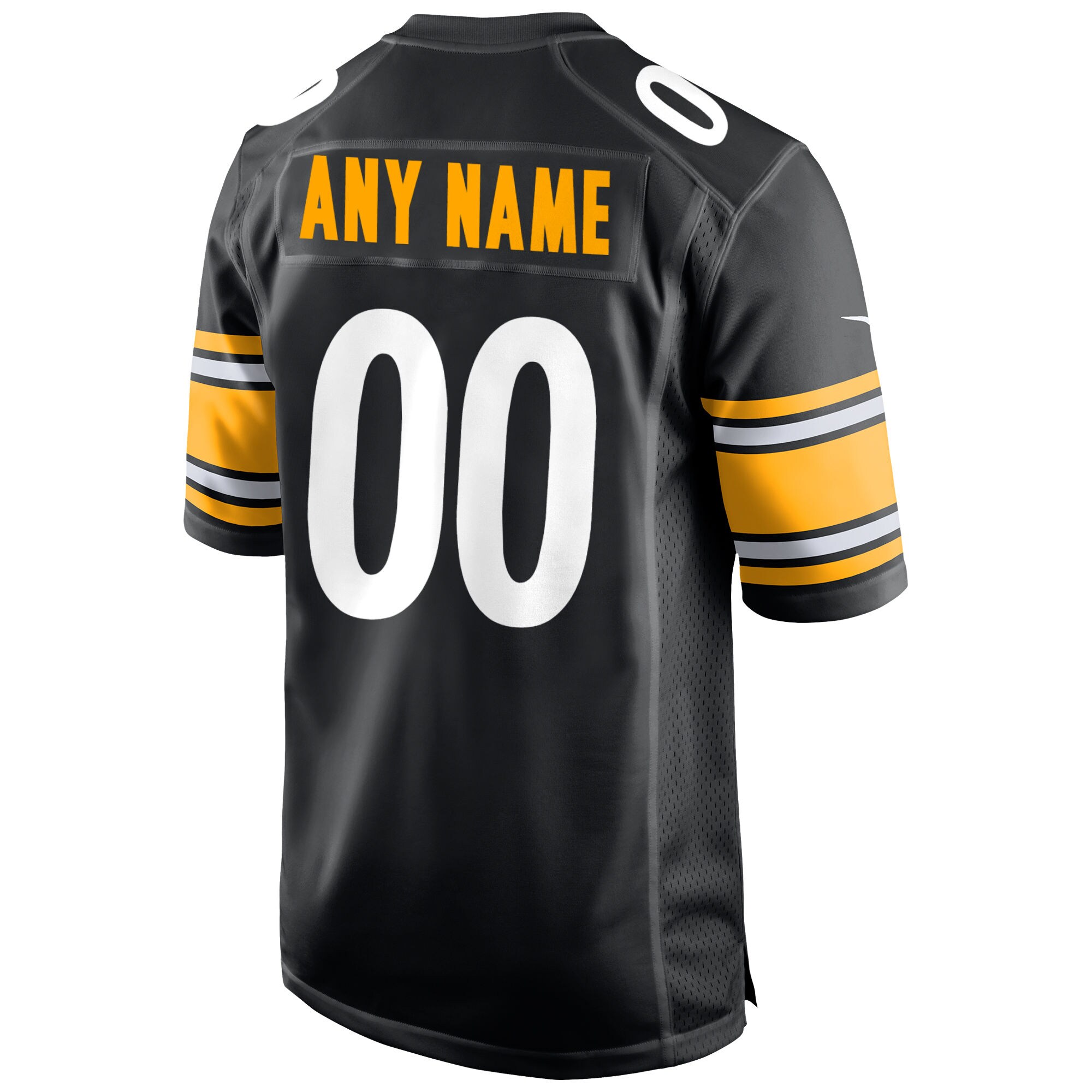 Pittsburgh Steelers Nike Custom Game Jersey – Black Clowdercats