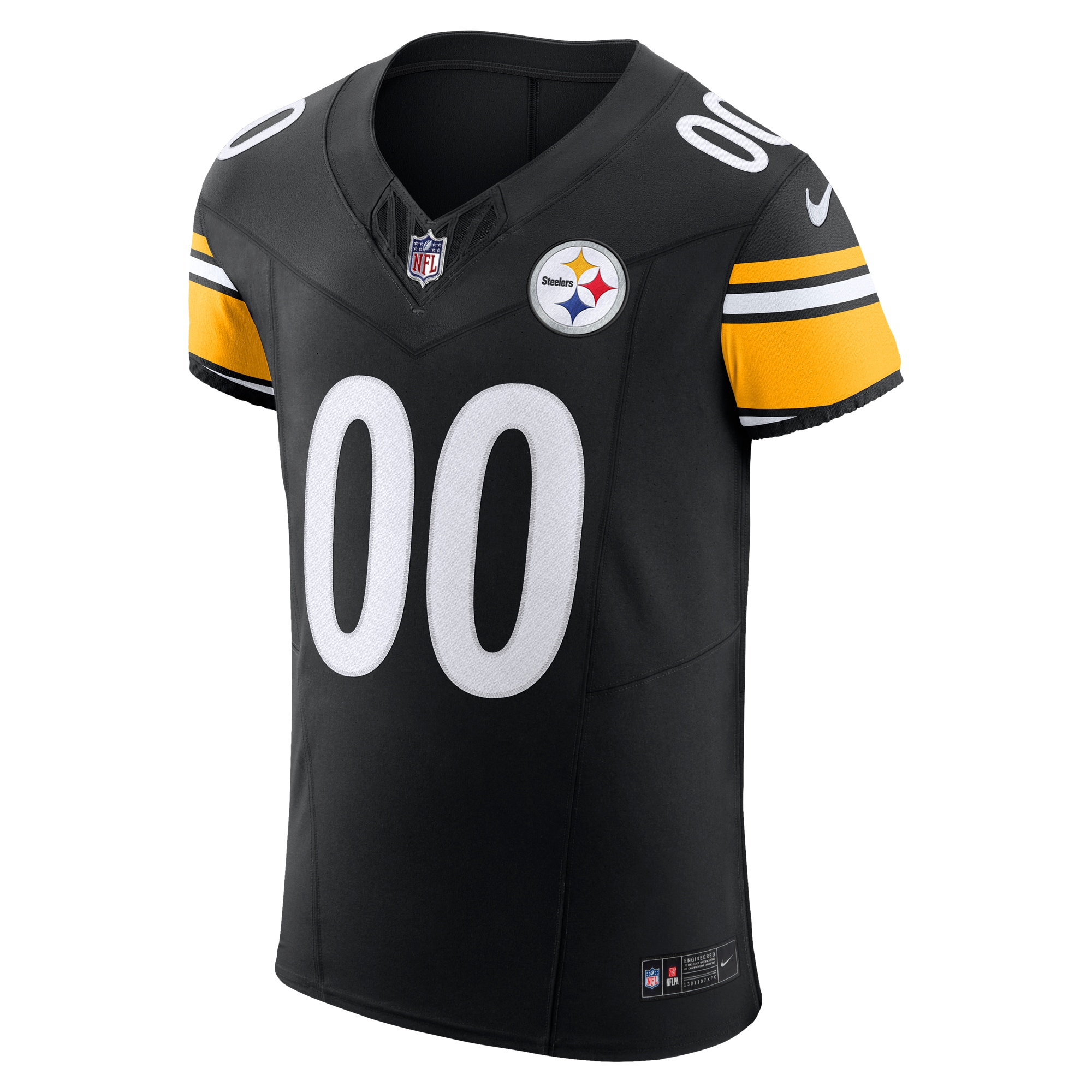 Pittsburgh Steelers Nike Vapor F.U.S.E. Elite Custom Jersey – Black Clowdercats