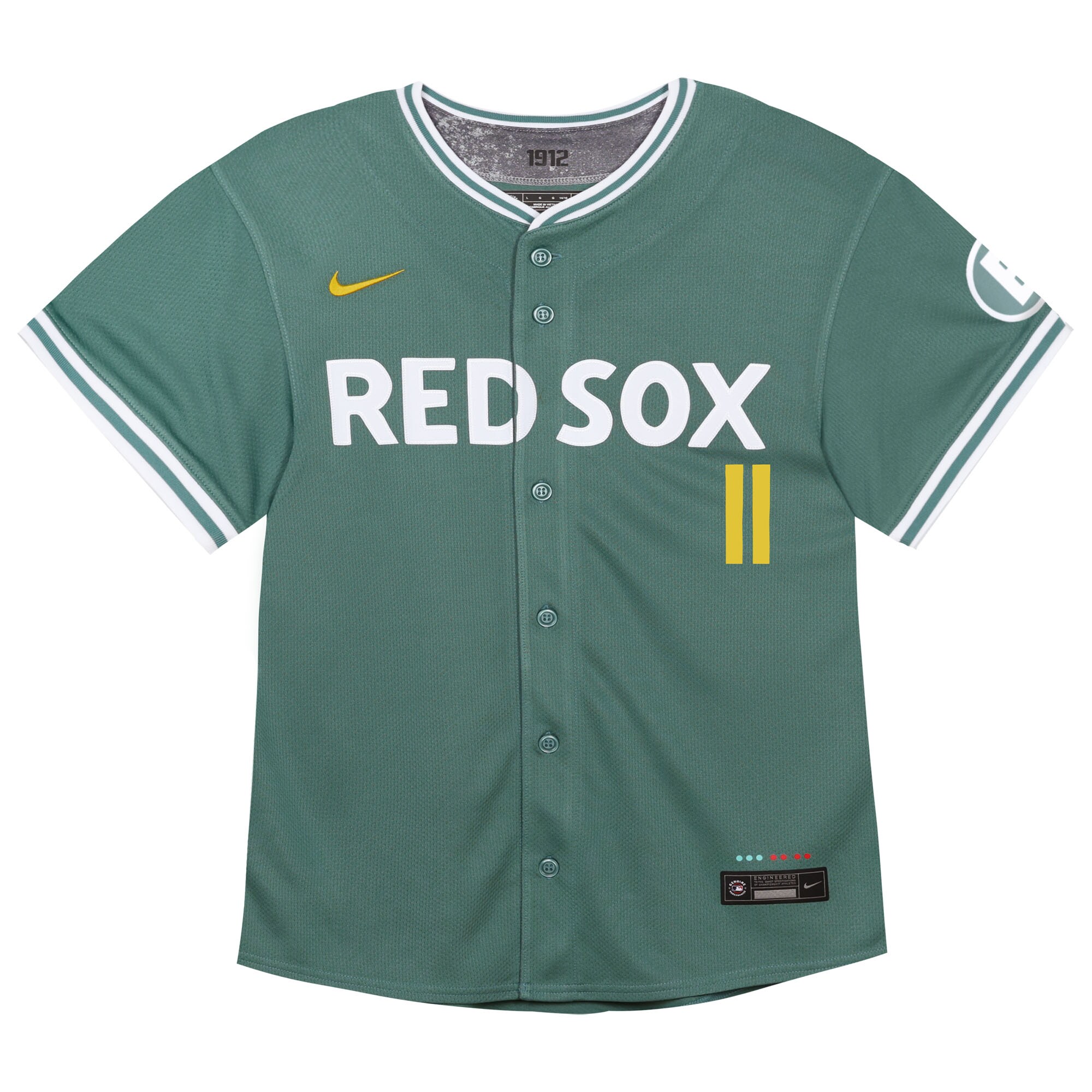 Rafael Devers Boston Red Sox Nike Infant 2025 City Connect Limited Player Jersey – Green