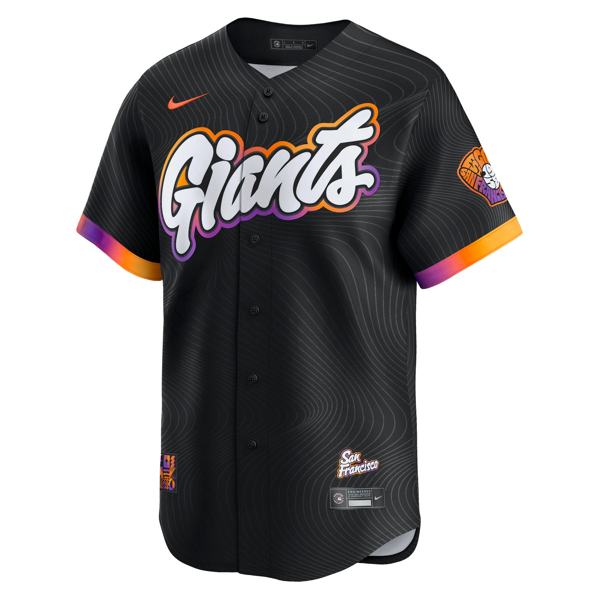 Rafael Devers San Francisco Giants Nike 2025 City Connect Limited Player Jersey – Black