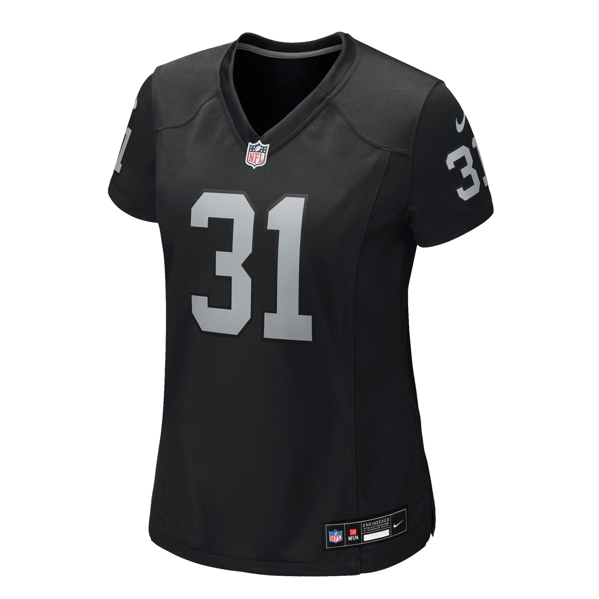 Raheem Mostert Las Vegas Raiders Nike Women’s Team Game Jersey – Black Clowdercats
