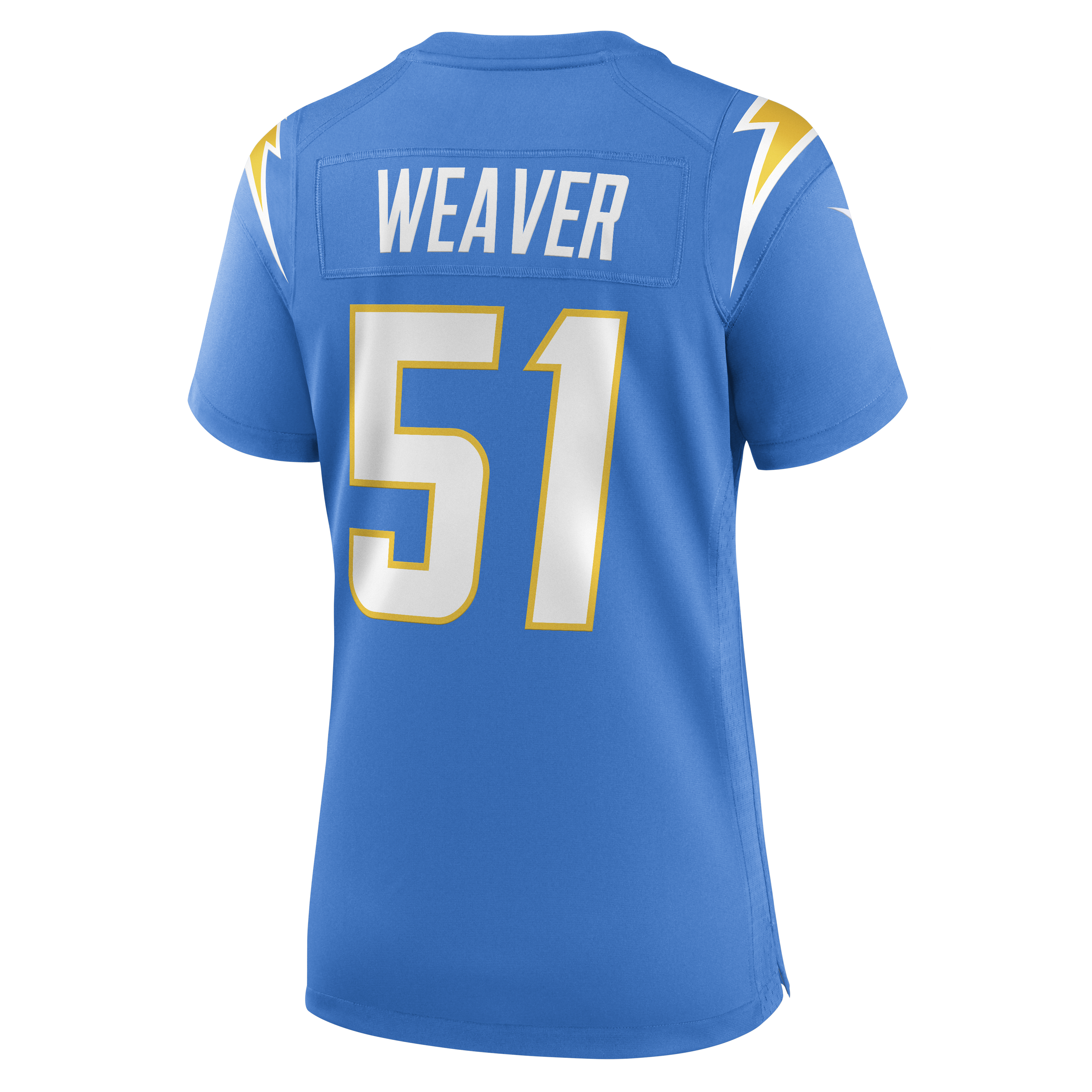 Rashad Weaver Los Angeles Chargers Nike Women’s Team Game Jersey – Powder Blue Clowdercats