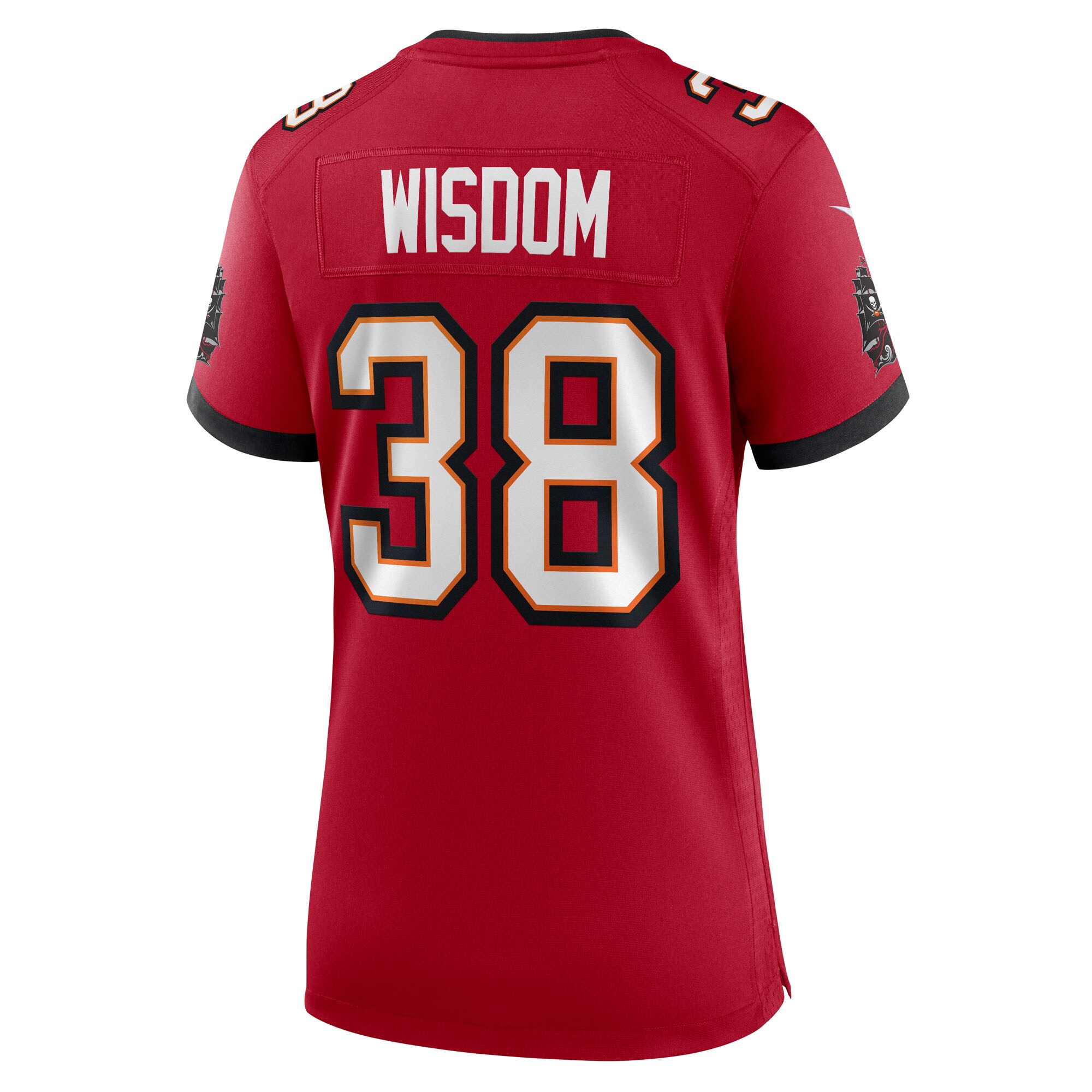 Rashad Wisdom Tampa Bay Buccaneers Nike Women’s Team Game Jersey – Red Clowdercats