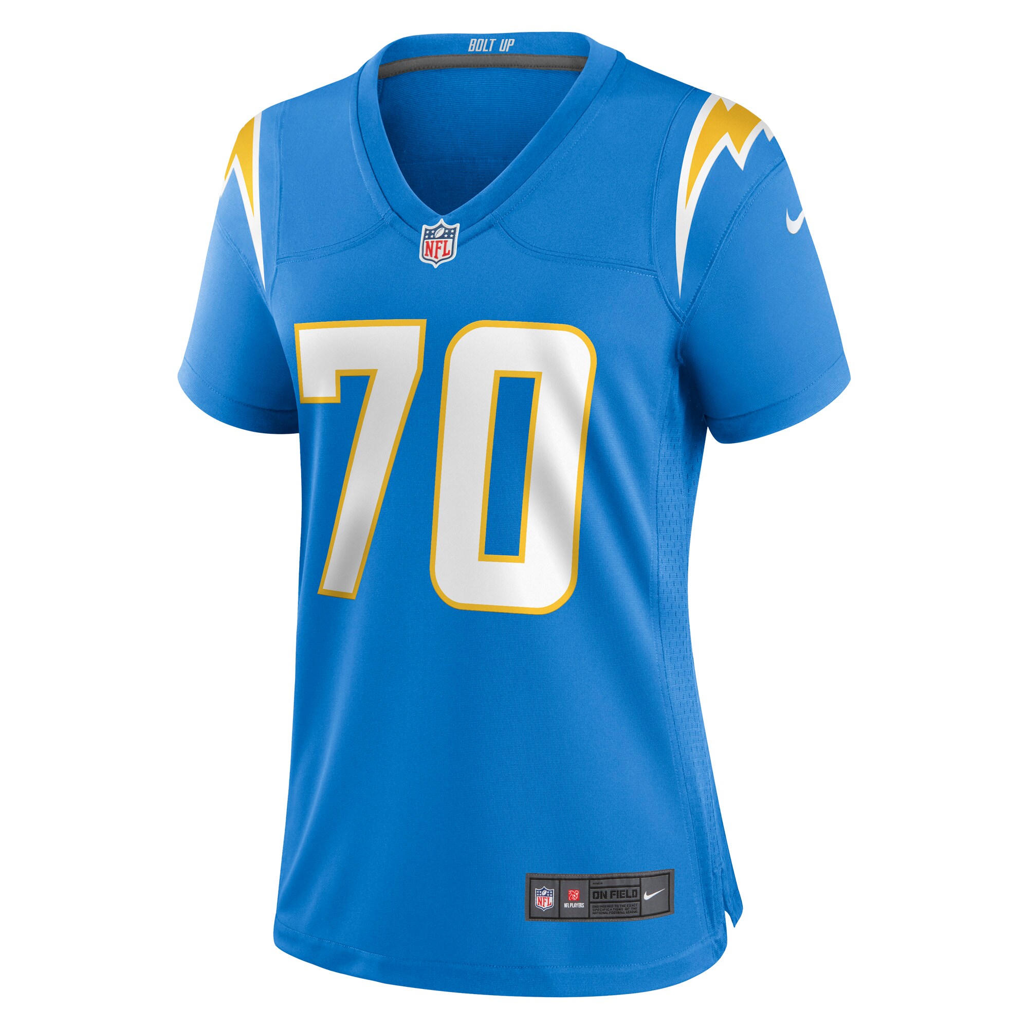 Rashawn Slater Los Angeles Chargers Nike Women’s Game Jersey – Powder Blue Clowdercats