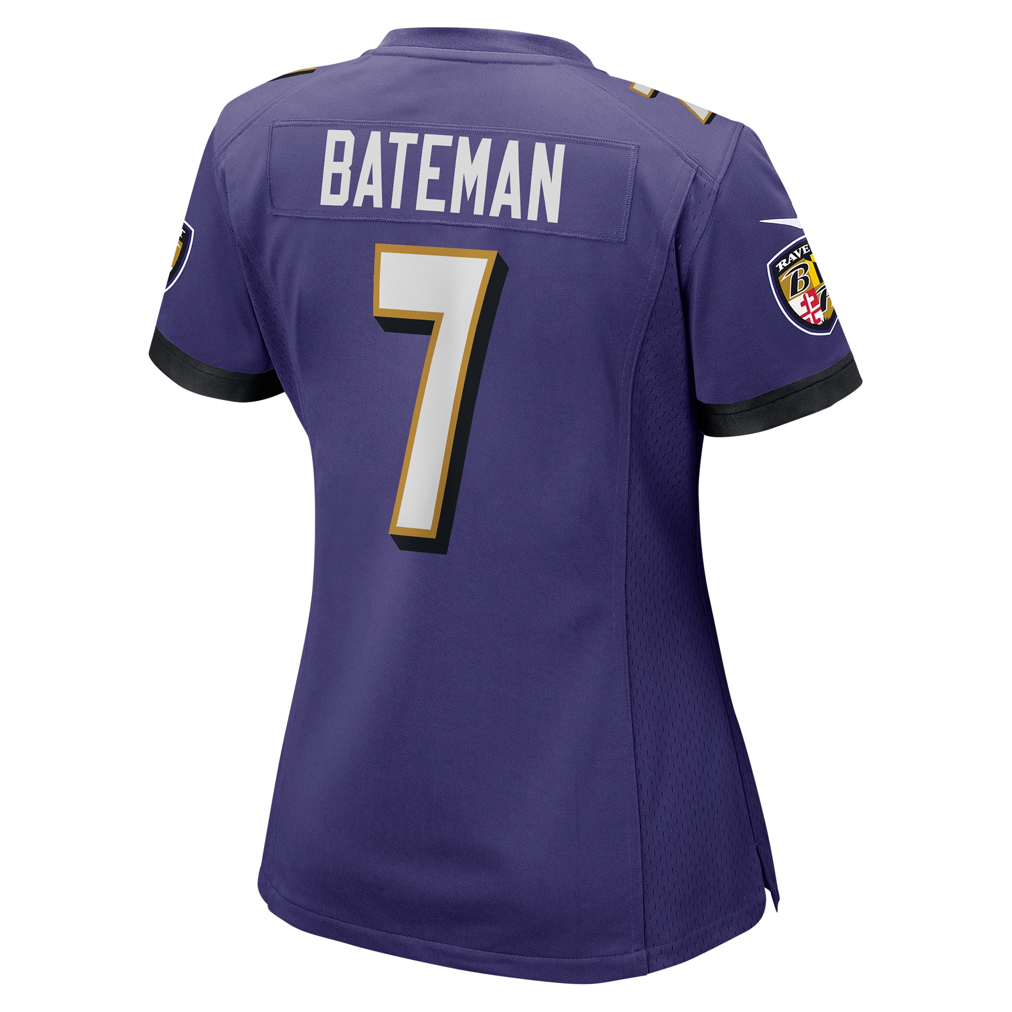 Rashod Bateman Baltimore Ravens Nike Women’s Game Jersey – Purple Clowdercats