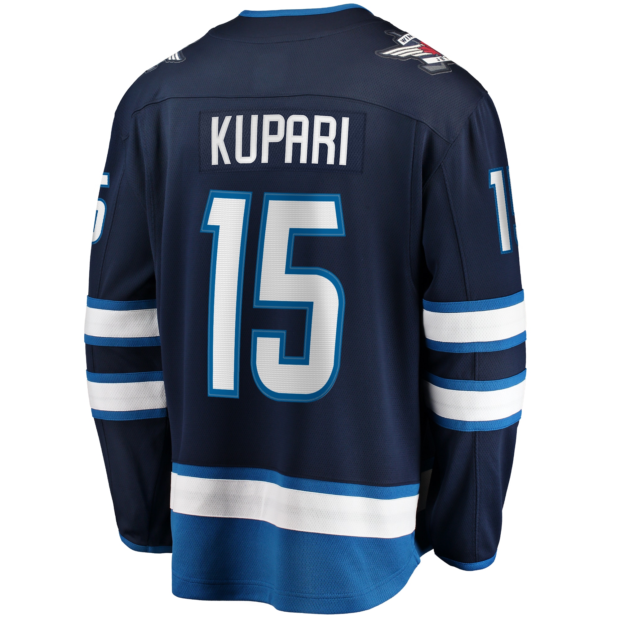 Rasmus Kupari Winnipeg Jets Fanatics Home Premier Breakaway Player Jersey – Navy Clowdercats