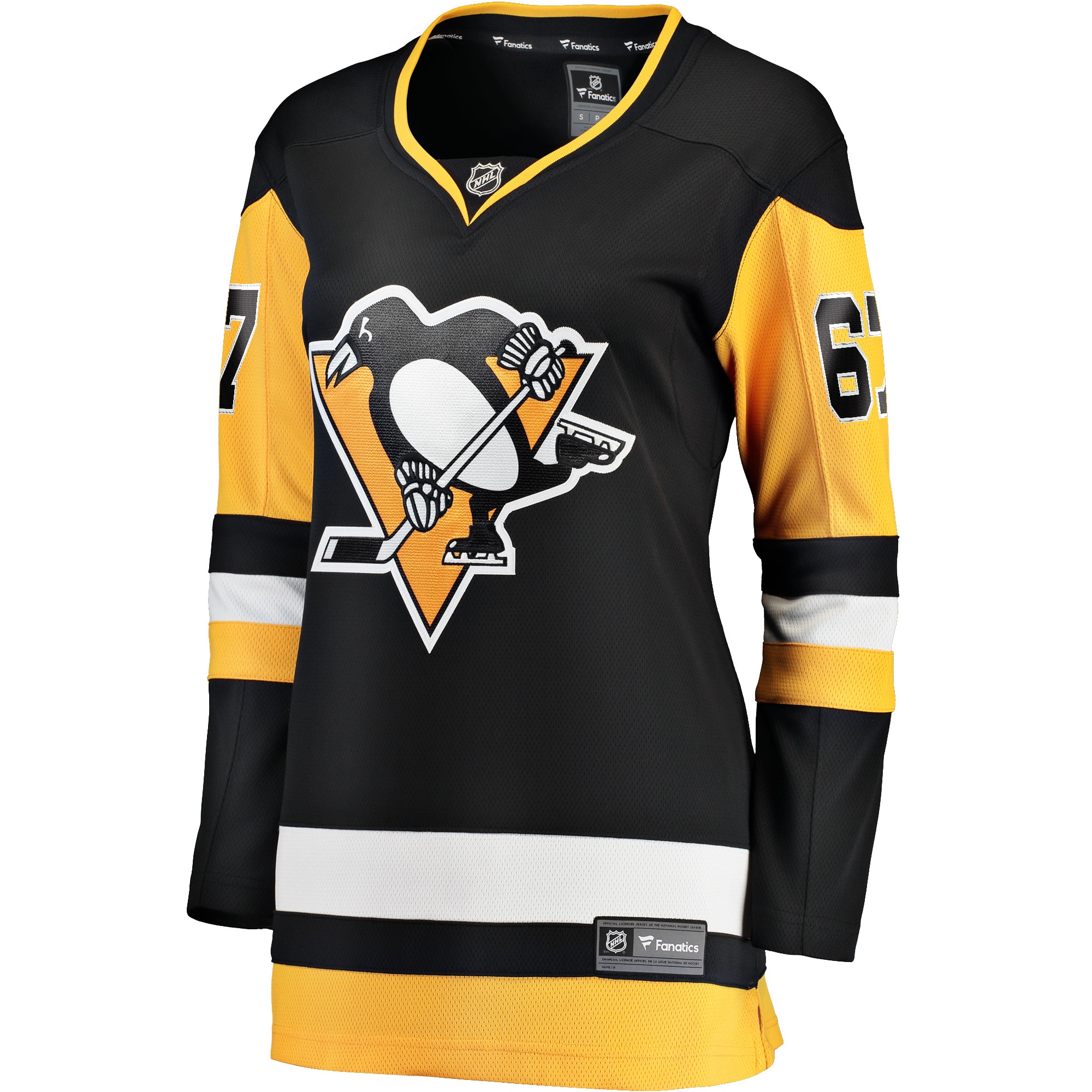 Rickard Rakell Pittsburgh Penguins Women’s Fanatics Home Breakaway Player Jersey – Black Clowdercats