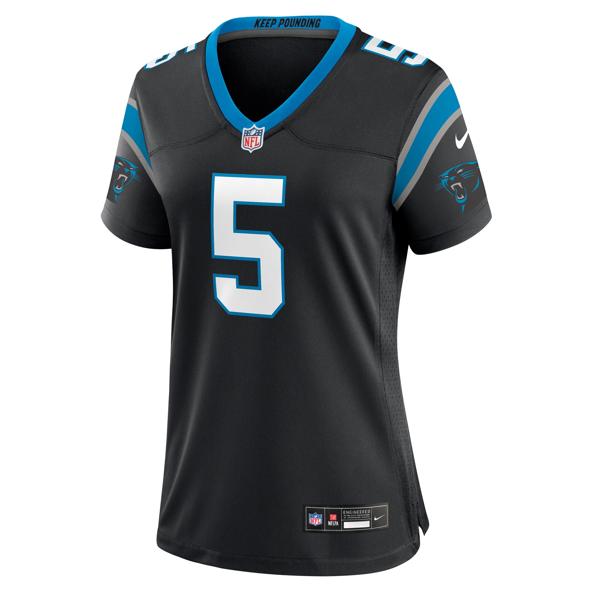 Rico Dowdle Carolina Panthers Nike Women’s Team Game Jersey – Black Clowdercats