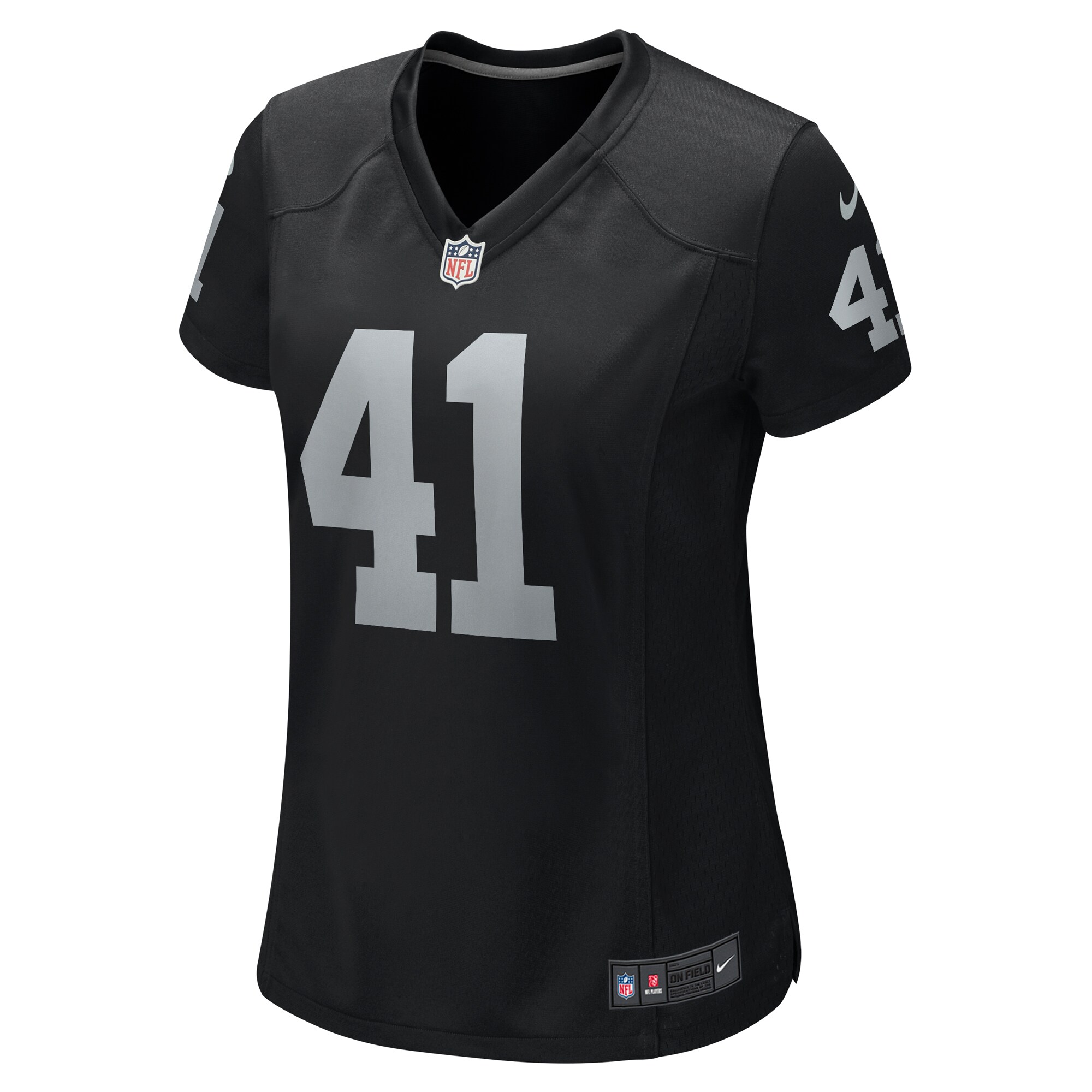 Robert Spillane Las Vegas Raiders Nike Women’s Game Player Jersey – Black Clowdercats
