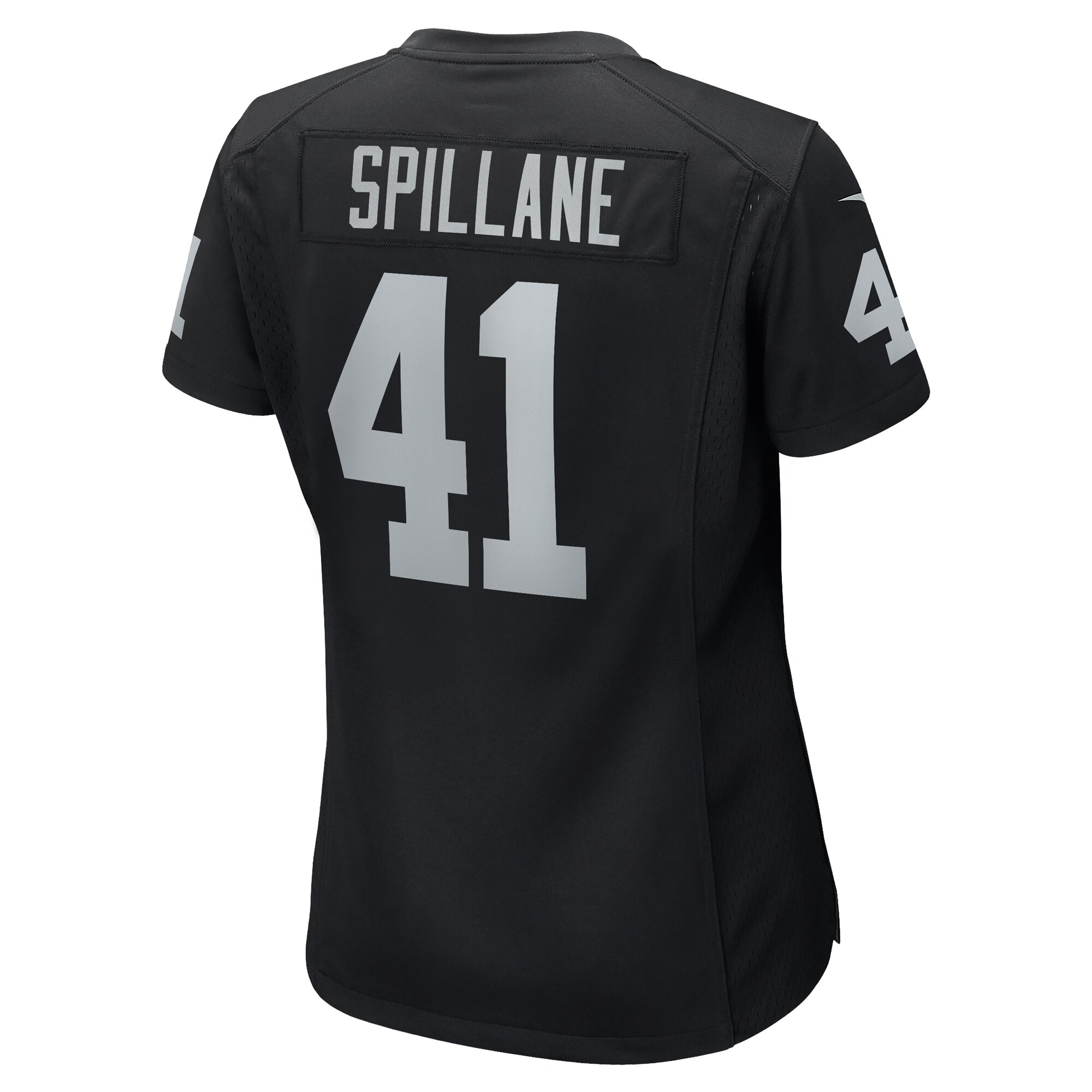 Robert Spillane Las Vegas Raiders Nike Women’s Game Player Jersey – Black Clowdercats