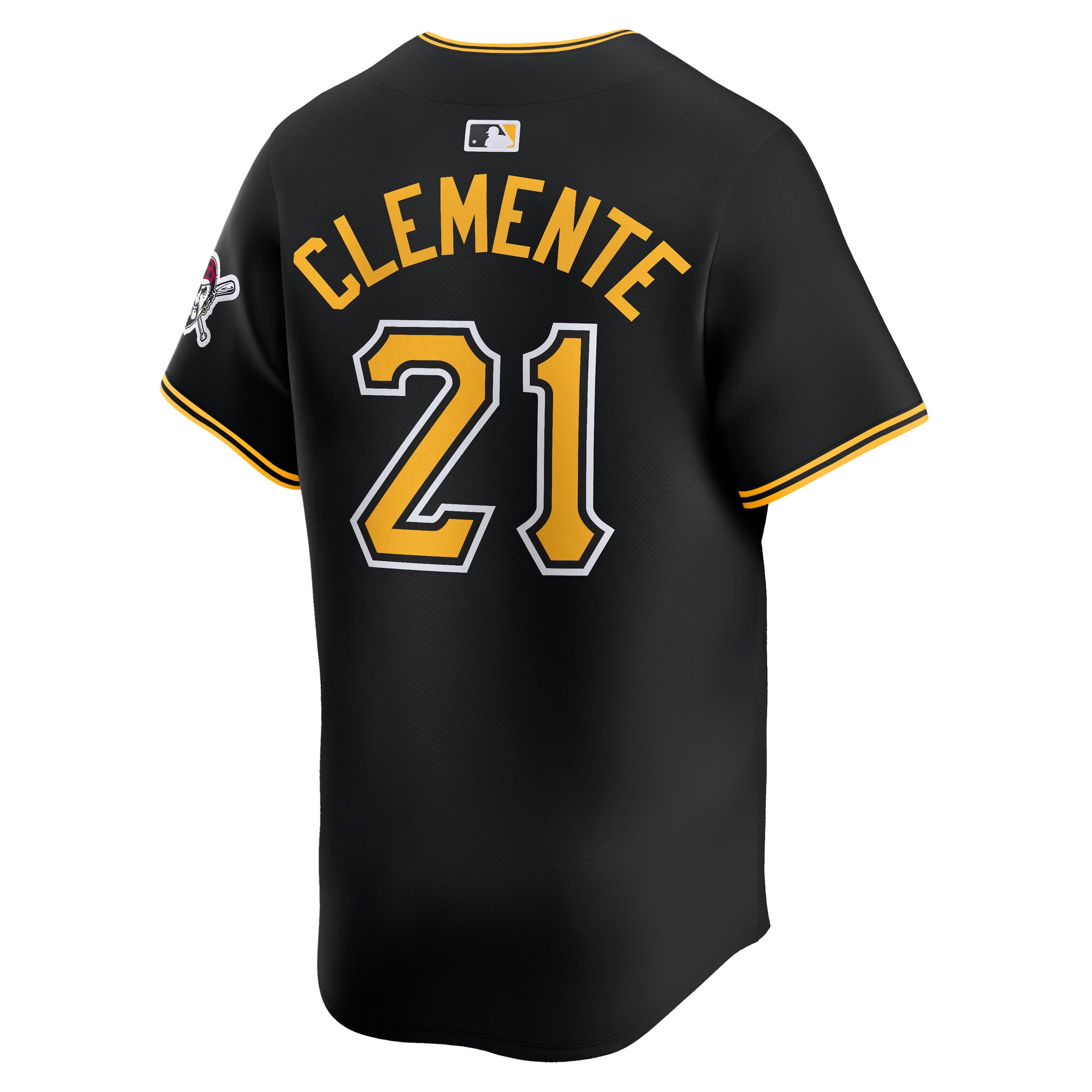 Roberto Clemente Pittsburgh Pirates Nike Alternate Limited Jersey – Black