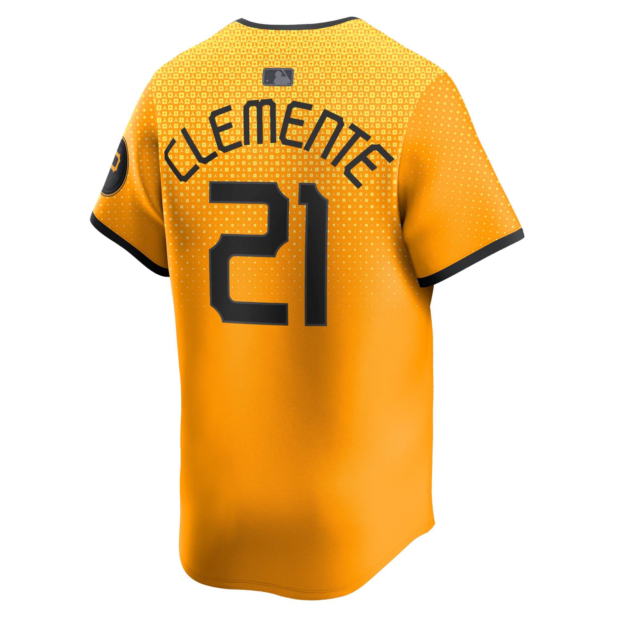 Roberto Clemente Pittsburgh Pirates Nike City Connect Limited Player Jersey – Gold