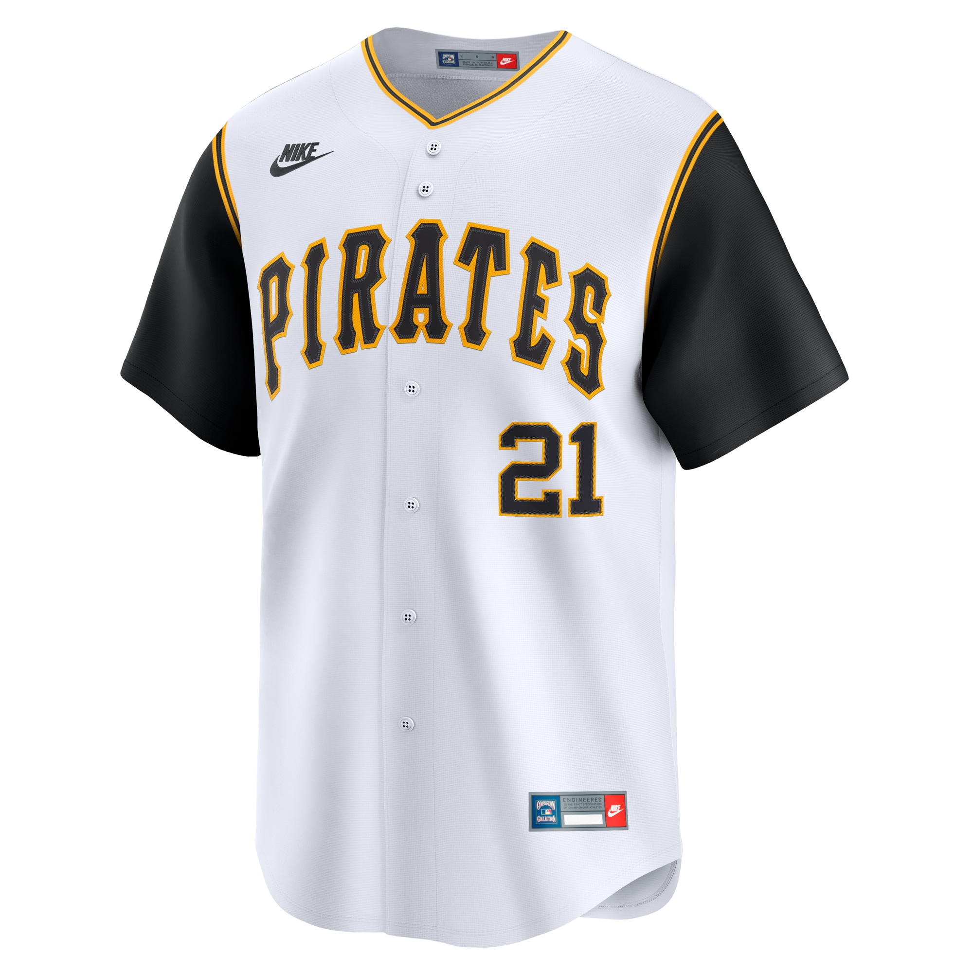 Roberto Clemente Pittsburgh Pirates Nike Cooperstown Collection Limited Jersey – White