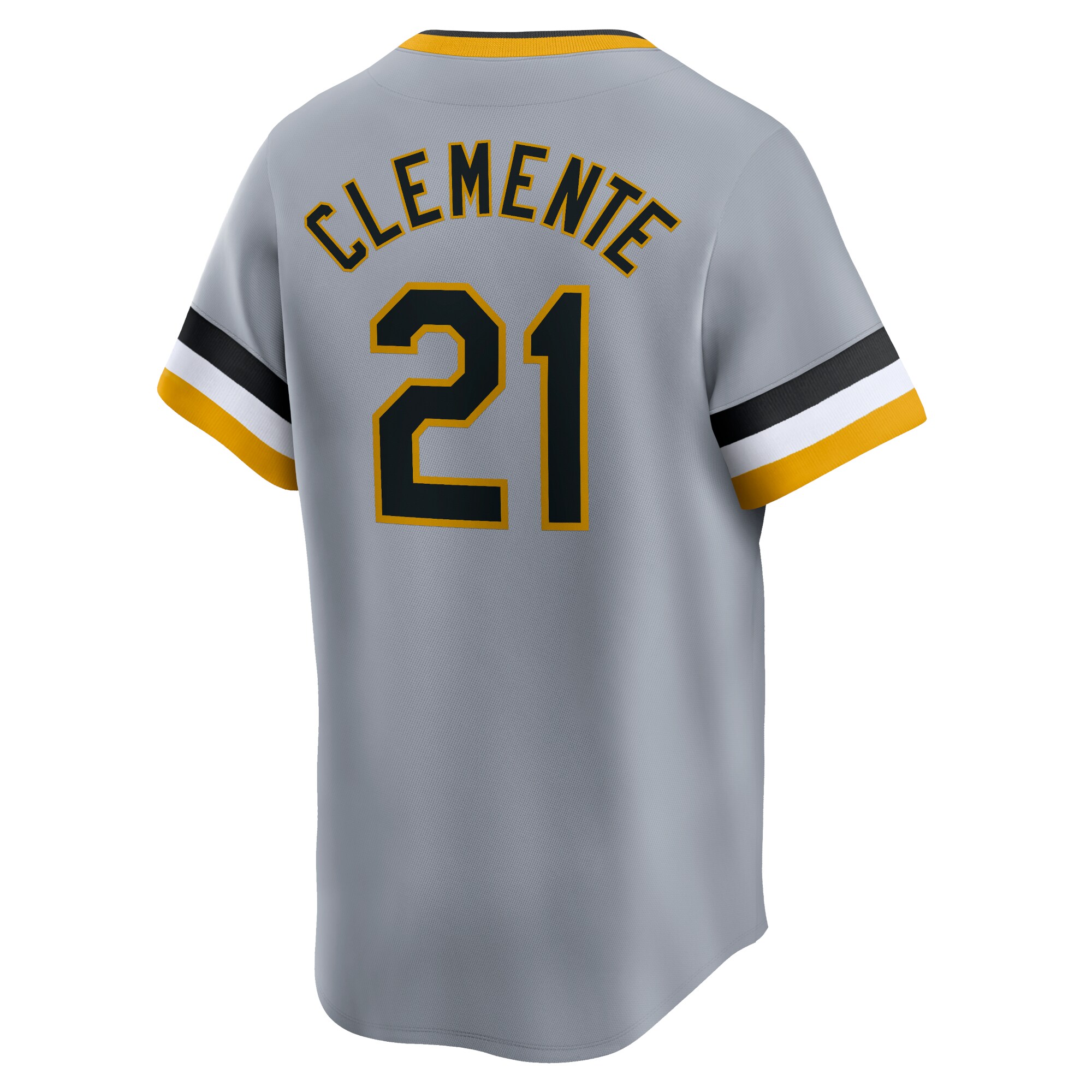 Roberto Clemente Pittsburgh Pirates Nike Throwback Cooperstown Collection Limited Jersey – Gray