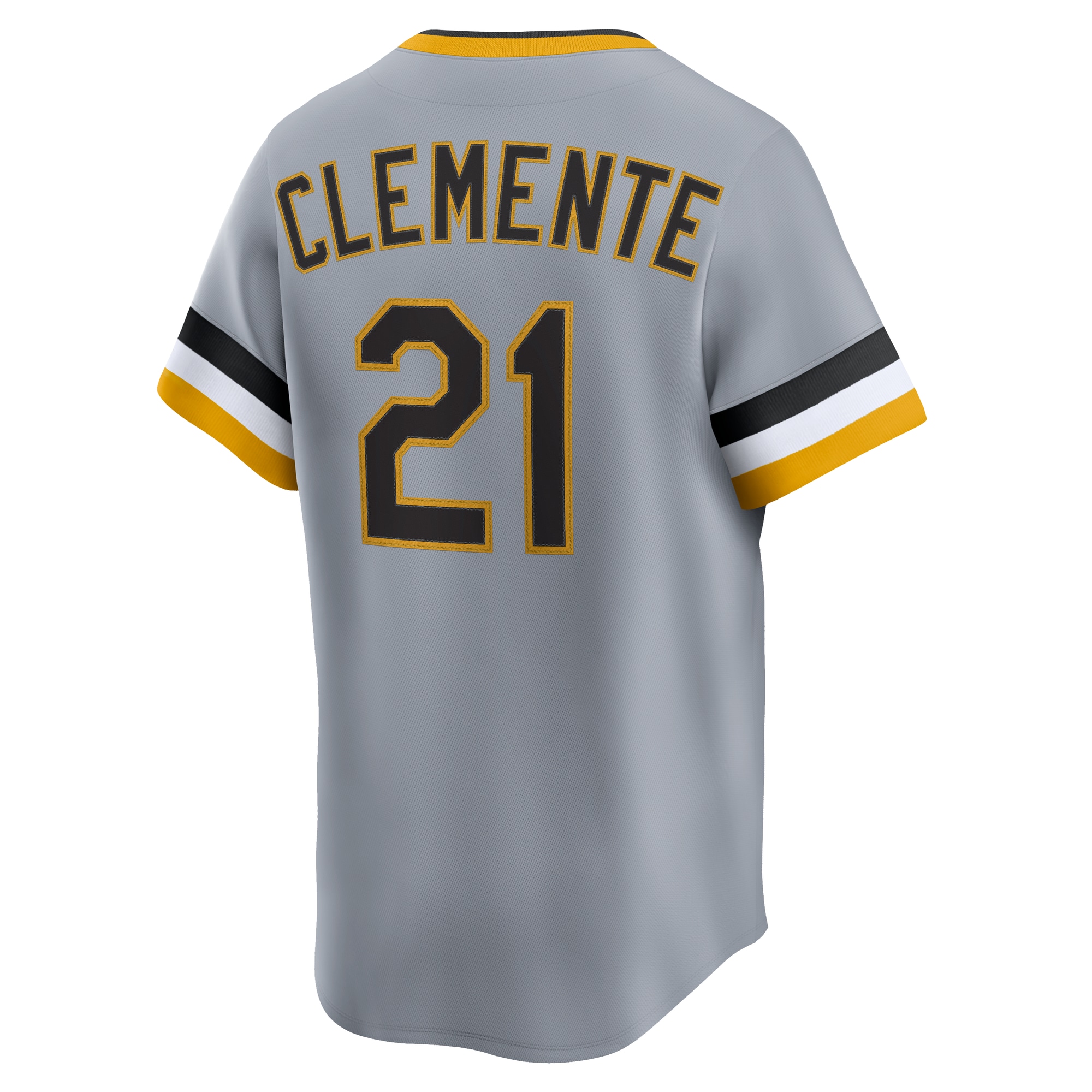 Roberto Clemente Pittsburgh Pirates Nike Throwback Cooperstown Collection Limited Jersey – Gray