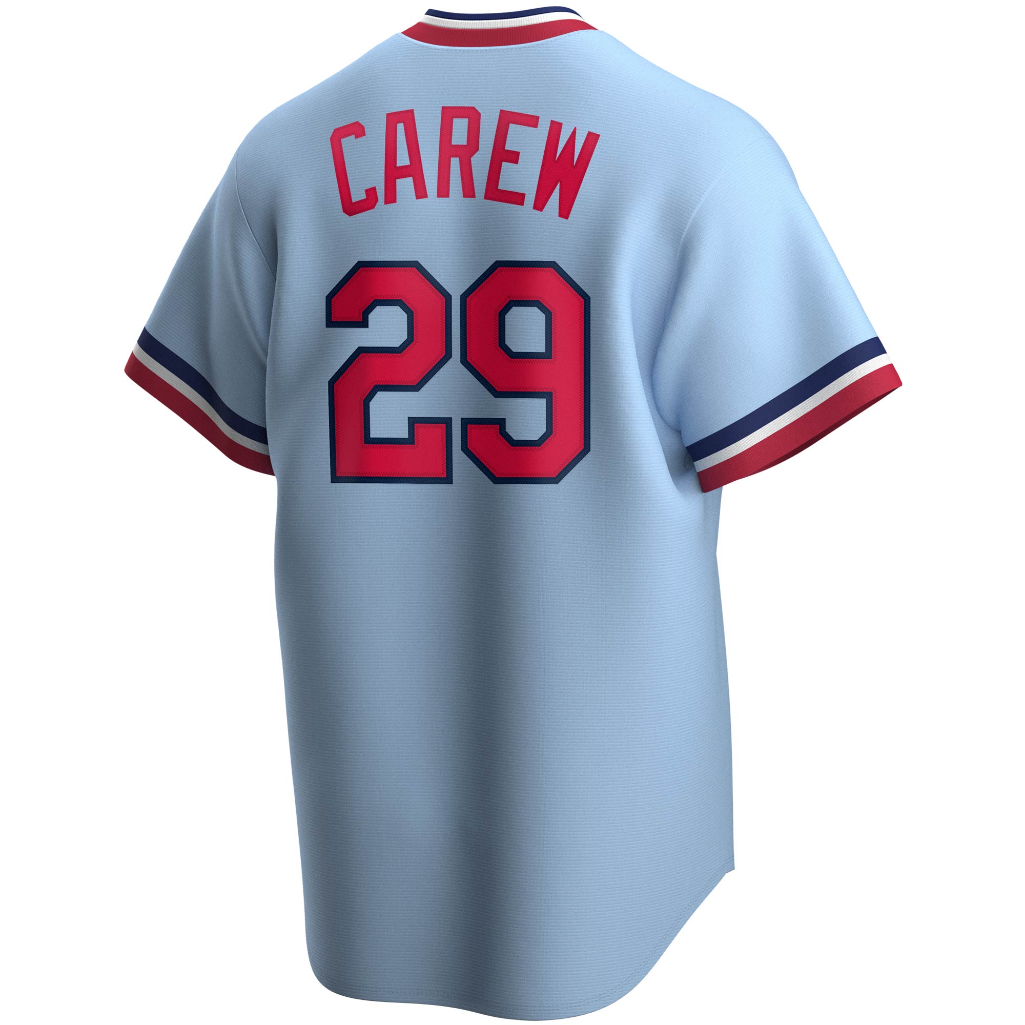Rod Carew Minnesota Twins Nike Road Cooperstown Collection Player Jersey – Light Blue