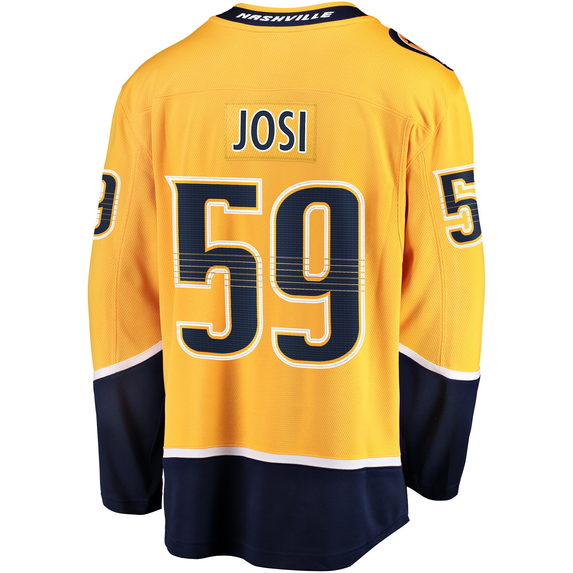 Roman Josi Nashville Predators Fanatics Home Breakaway Jersey – Gold Clowdercats
