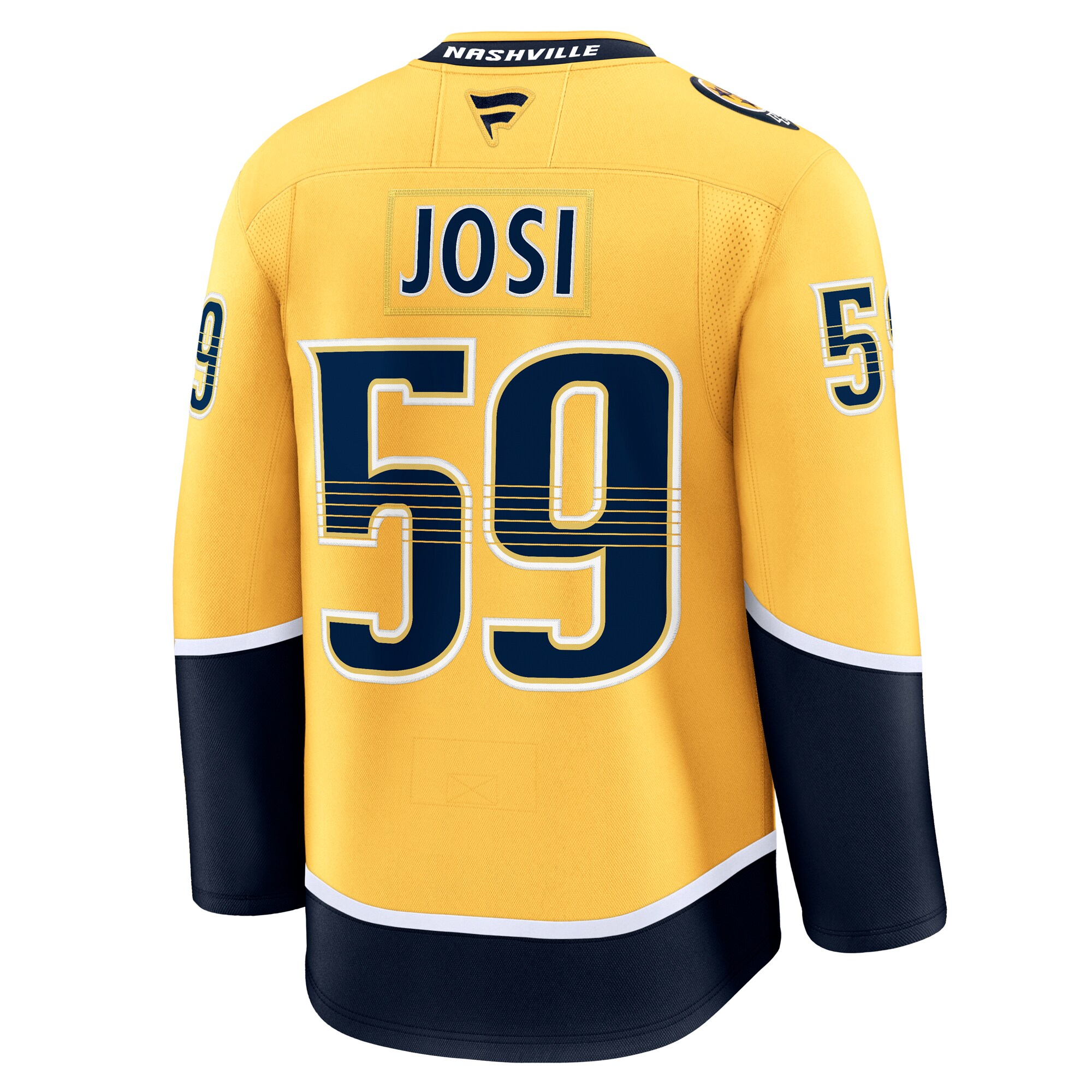 Roman Josi Nashville Predators Fanatics Home Premium Jersey – Yellow Clowdercats