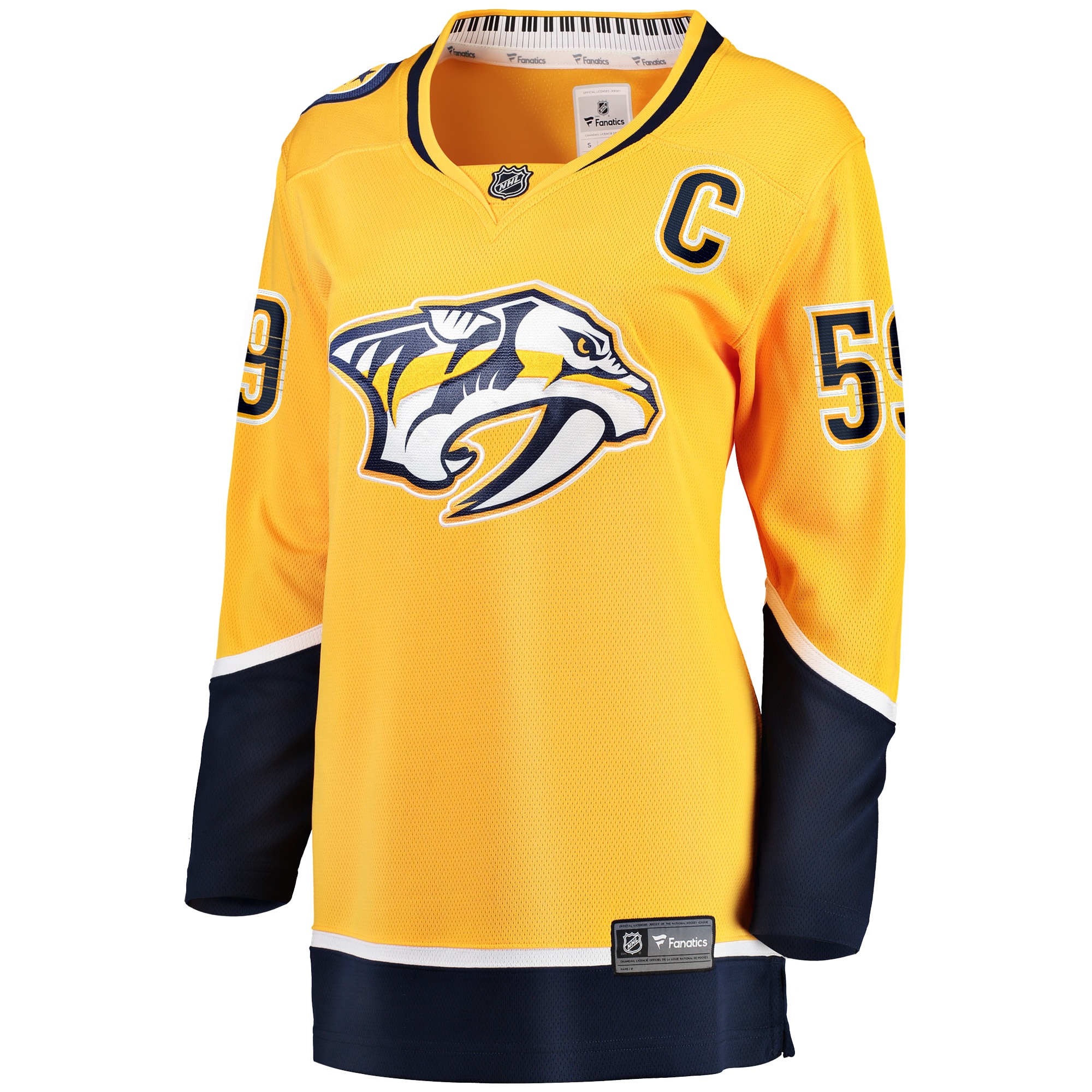 Roman Josi Nashville Predators Fanatics Women’s Home Breakaway Player Jersey – Gold Clowdercats