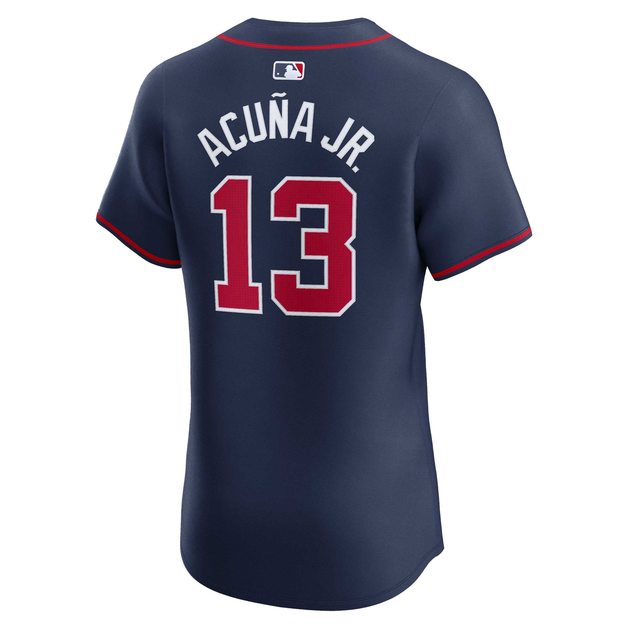 Ronald Acuña Jr. Atlanta Braves Nike Alternate Elite Player Jersey – Navy