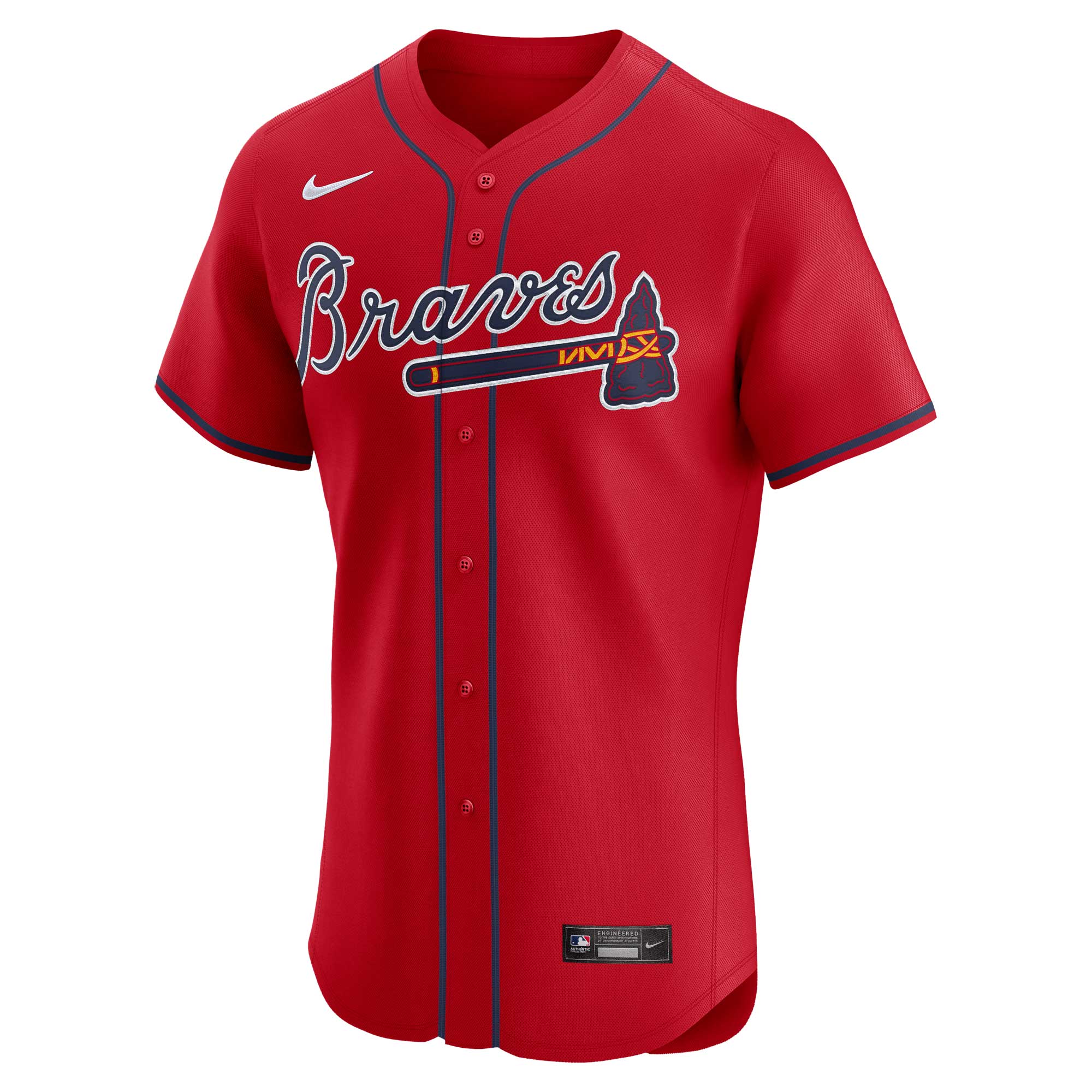 Ronald Acuña Jr. Atlanta Braves Nike Alternate Elite Player Jersey – Red