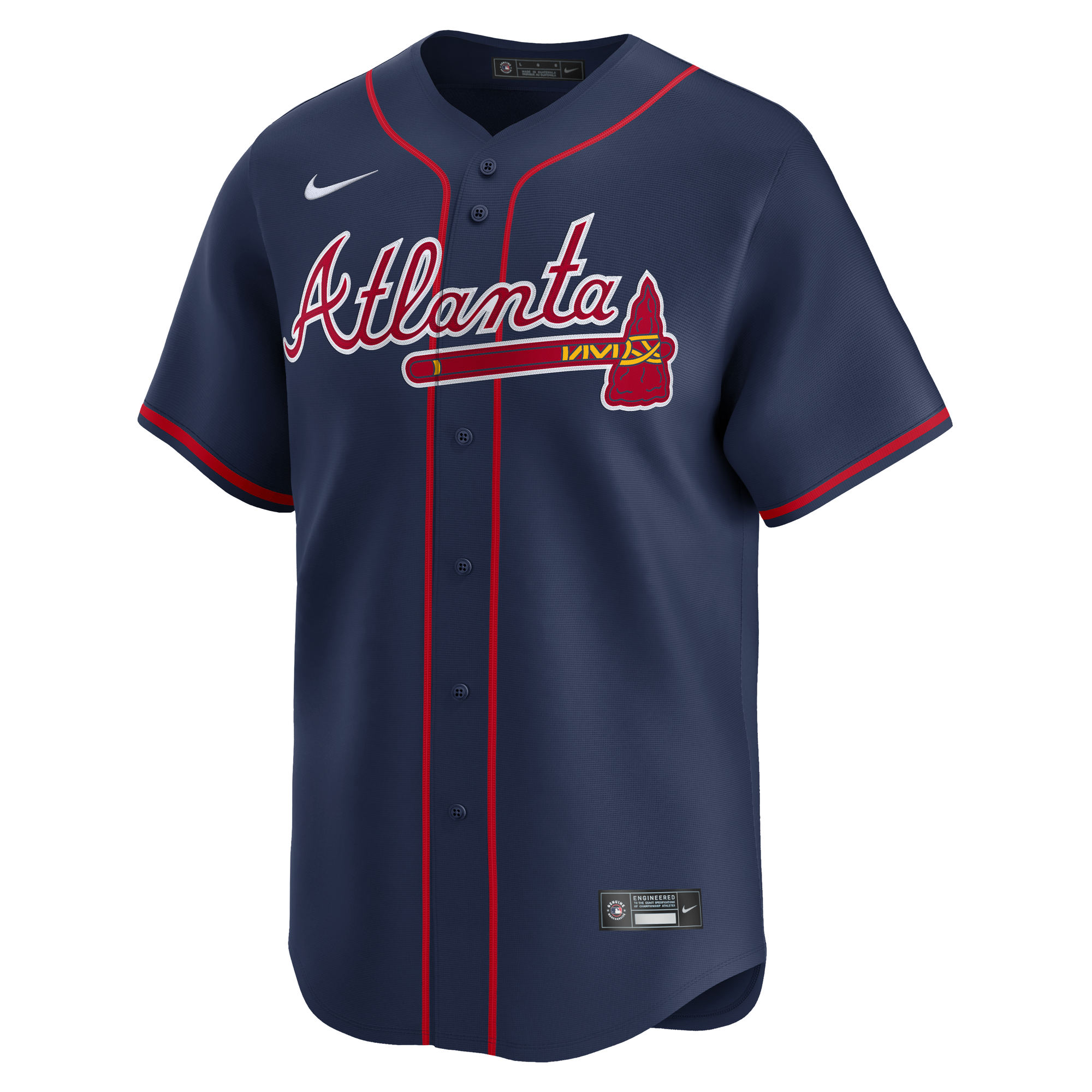 Ronald Acuña Jr. Atlanta Braves Nike Alternate Limited Jersey – Navy