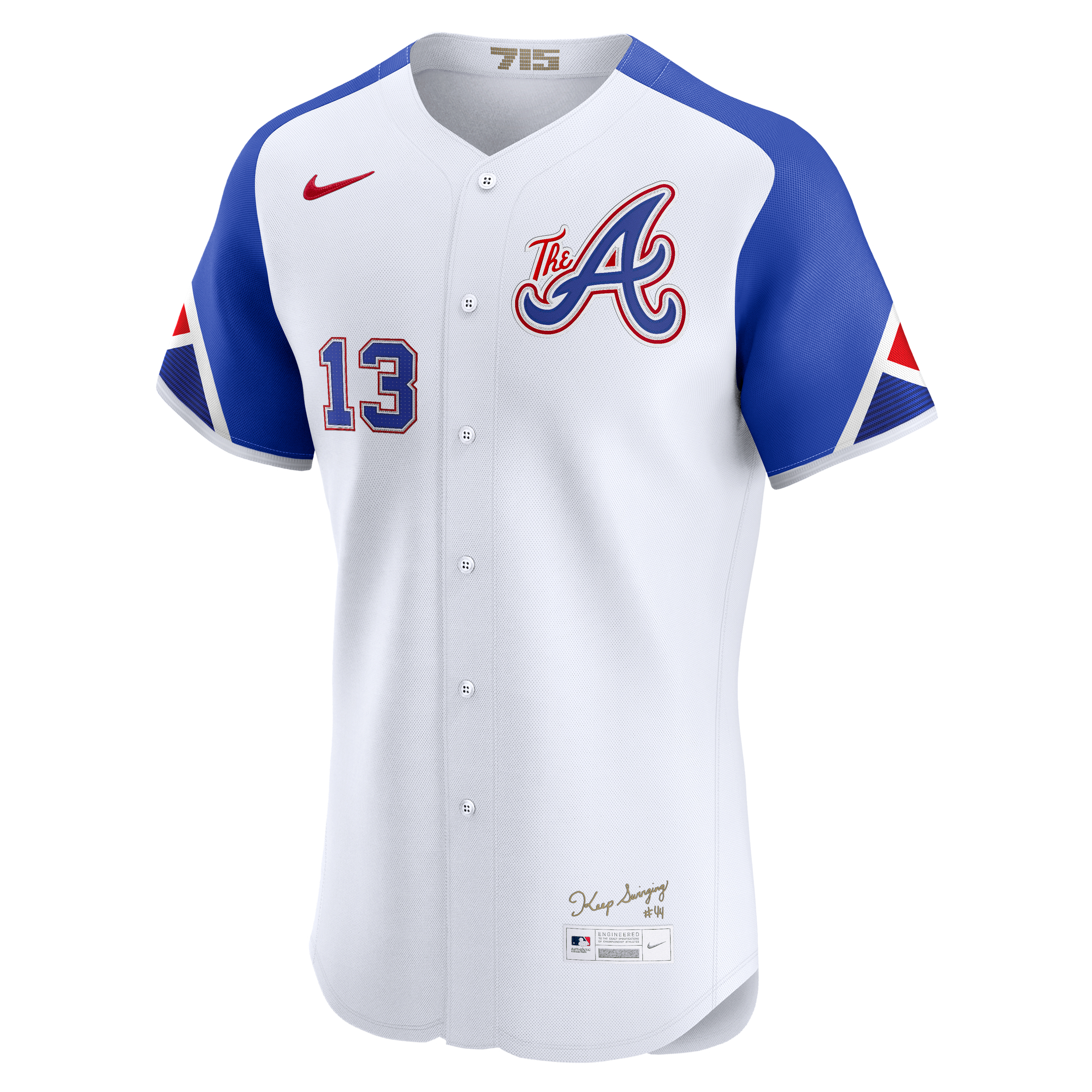 Ronald Acuña Jr. Atlanta Braves Nike City Connect Elite Jersey – White