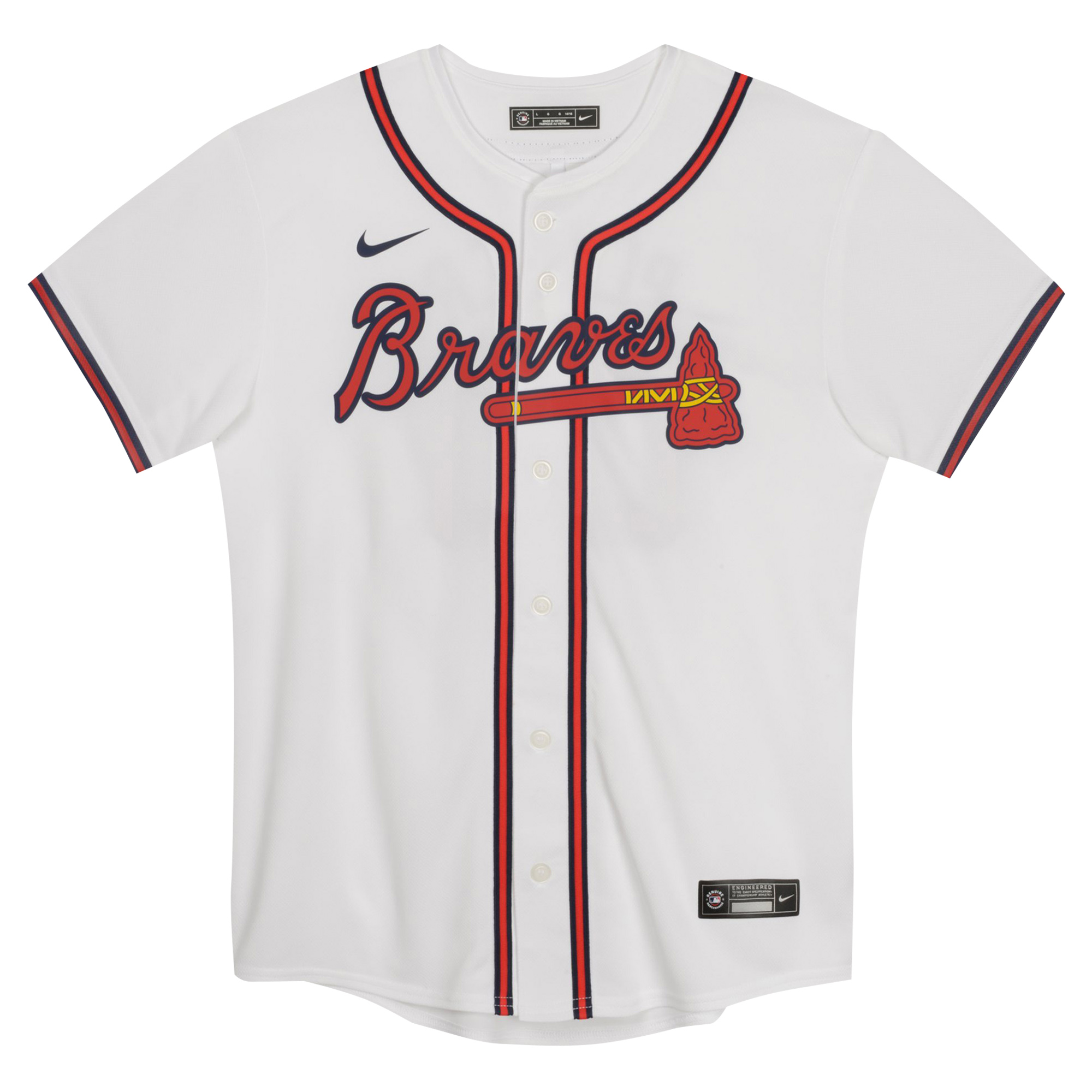 Ronald Acuña Jr. Atlanta Braves Nike Preschool Home Game Jersey – White