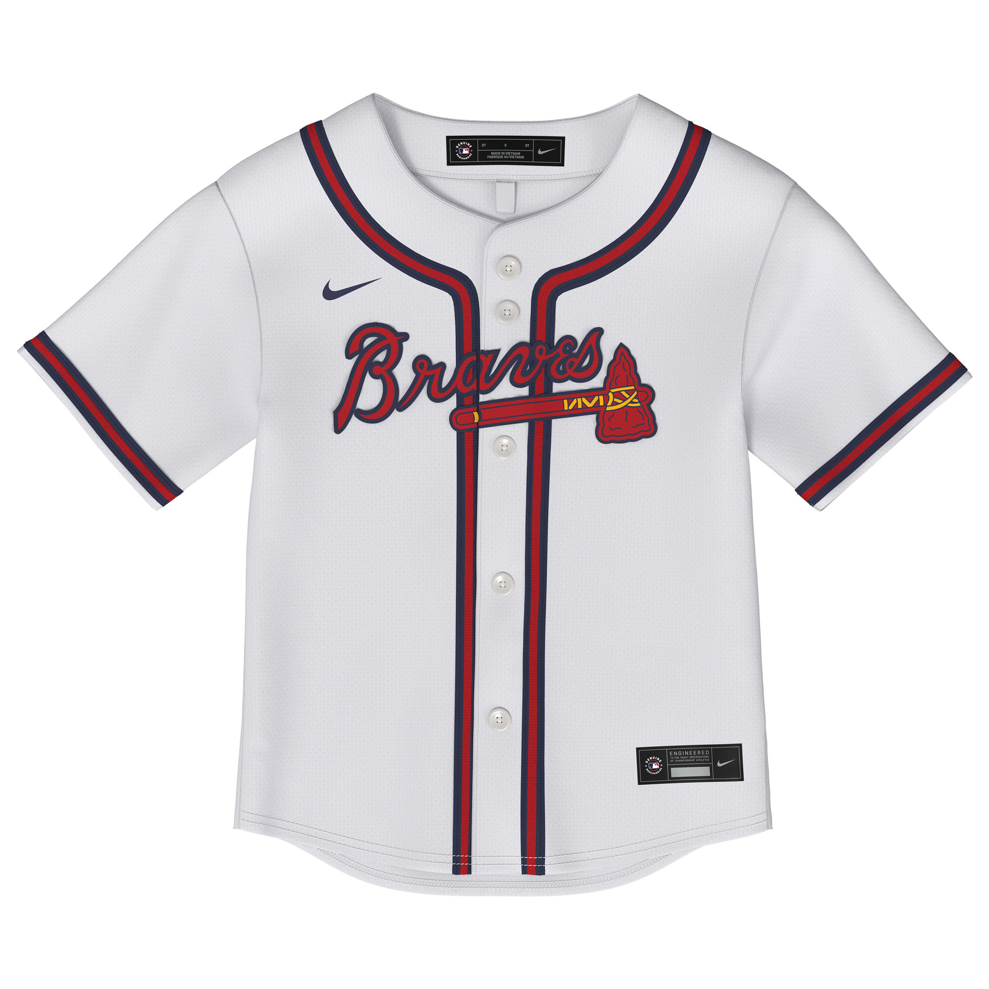 Ronald Acuña Jr. Atlanta Braves Nike Toddler Home Replica Jersey – White