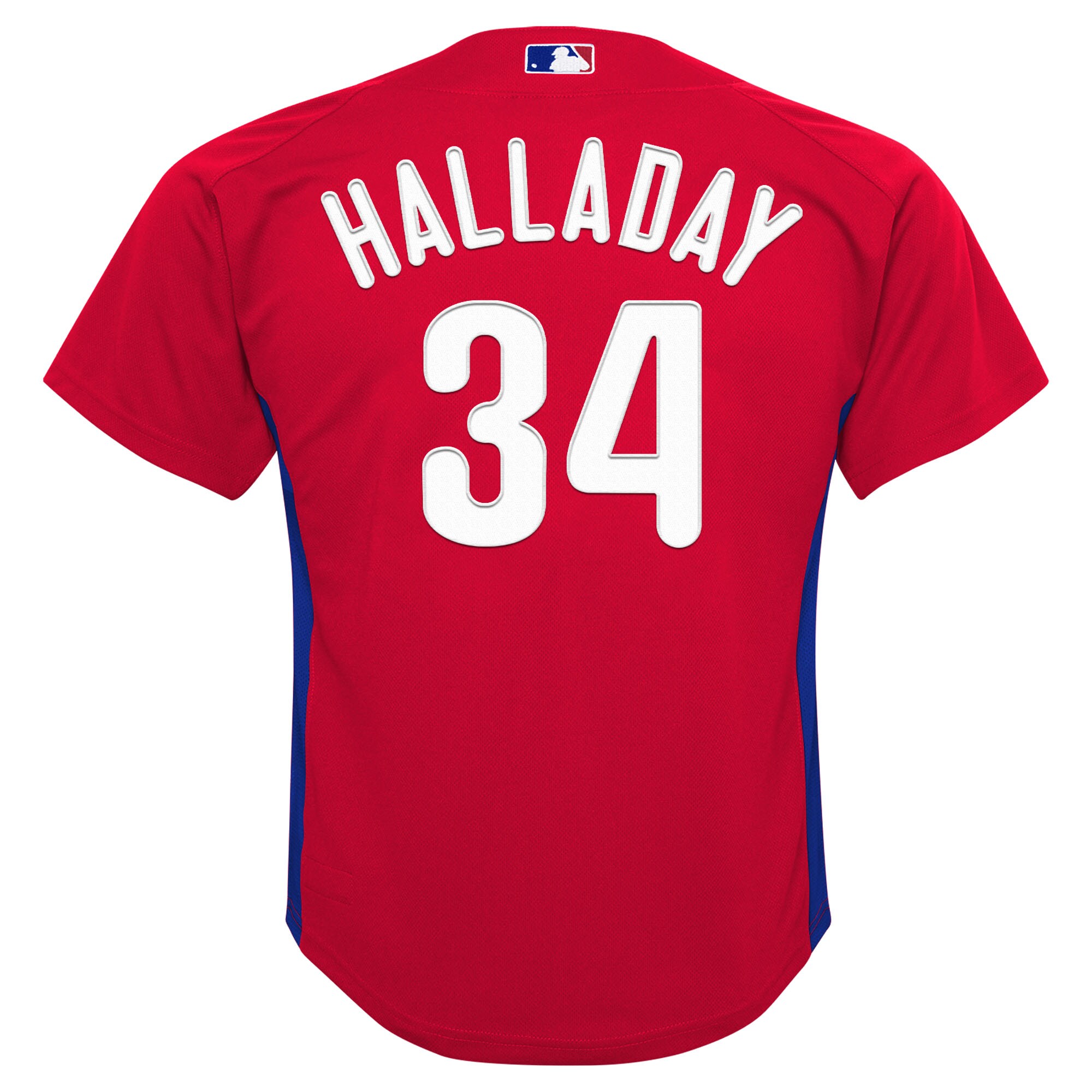 Roy Halladay Philadelphia Phillies Mitchell & Ness Preschool Cooperstown Collection Mesh Batting Practice Jersey – Red