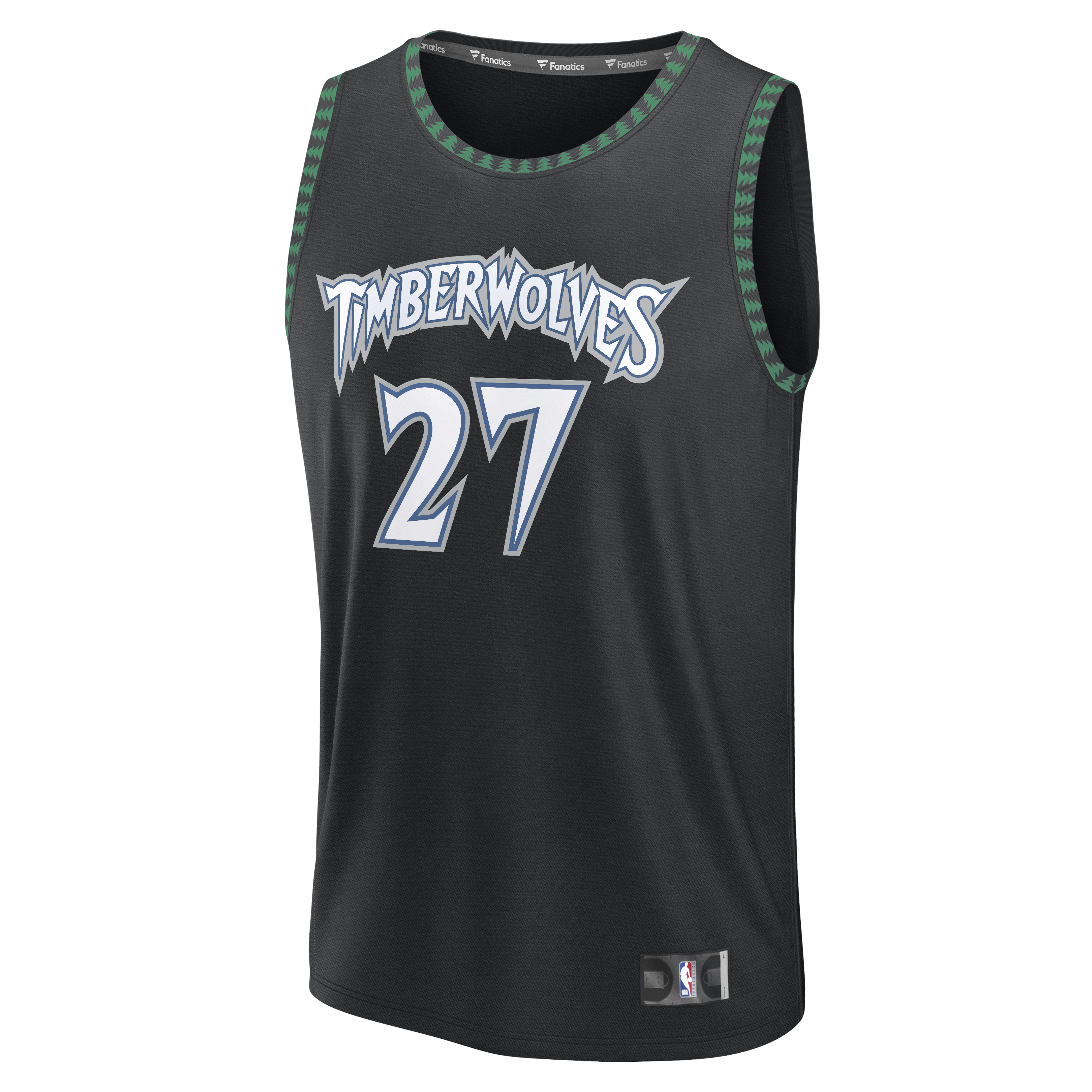 Rudy Gobert Minnesota Timberwolves Fanatics Fastbreak Jersey – Classic Edition – Black Clowdercats