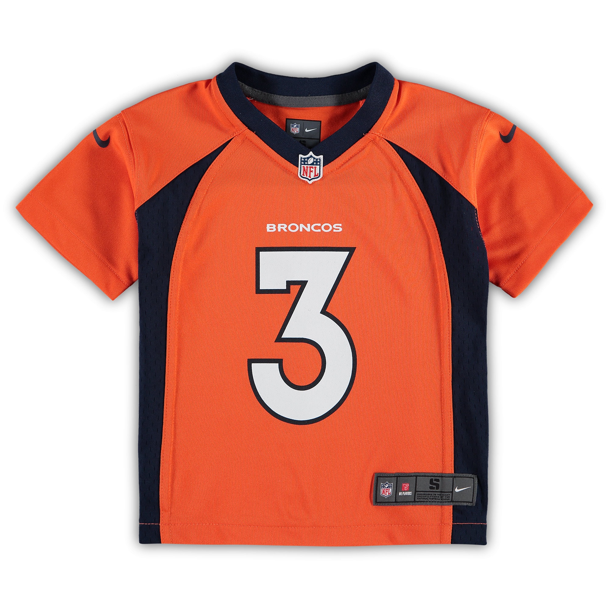 Russell Wilson Denver Broncos Nike Preschool Game Jersey – Orange Clowdercats