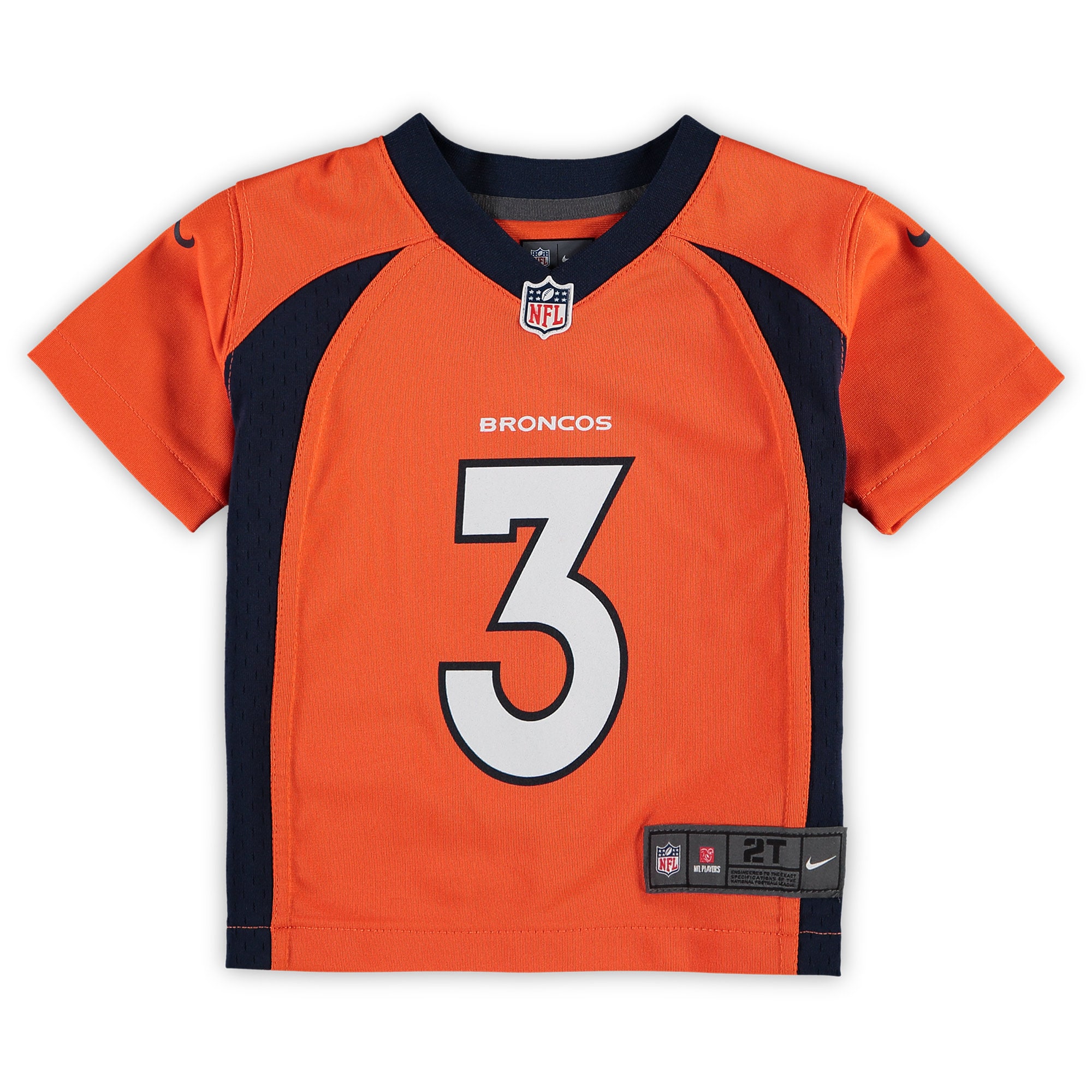 Russell Wilson Denver Broncos Nike Toddler Game Jersey – Orange Clowdercats