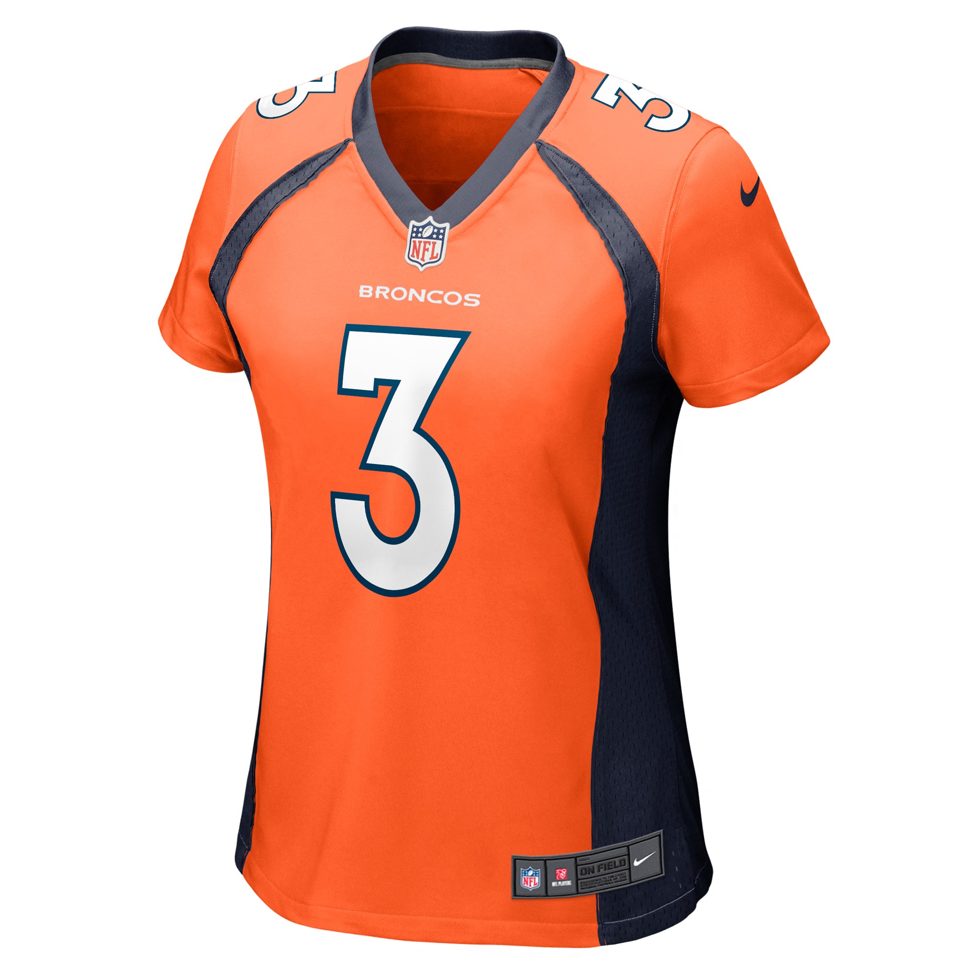 Russell Wilson Denver Broncos Nike Women’s Player Jersey – Orange Clowdercats
