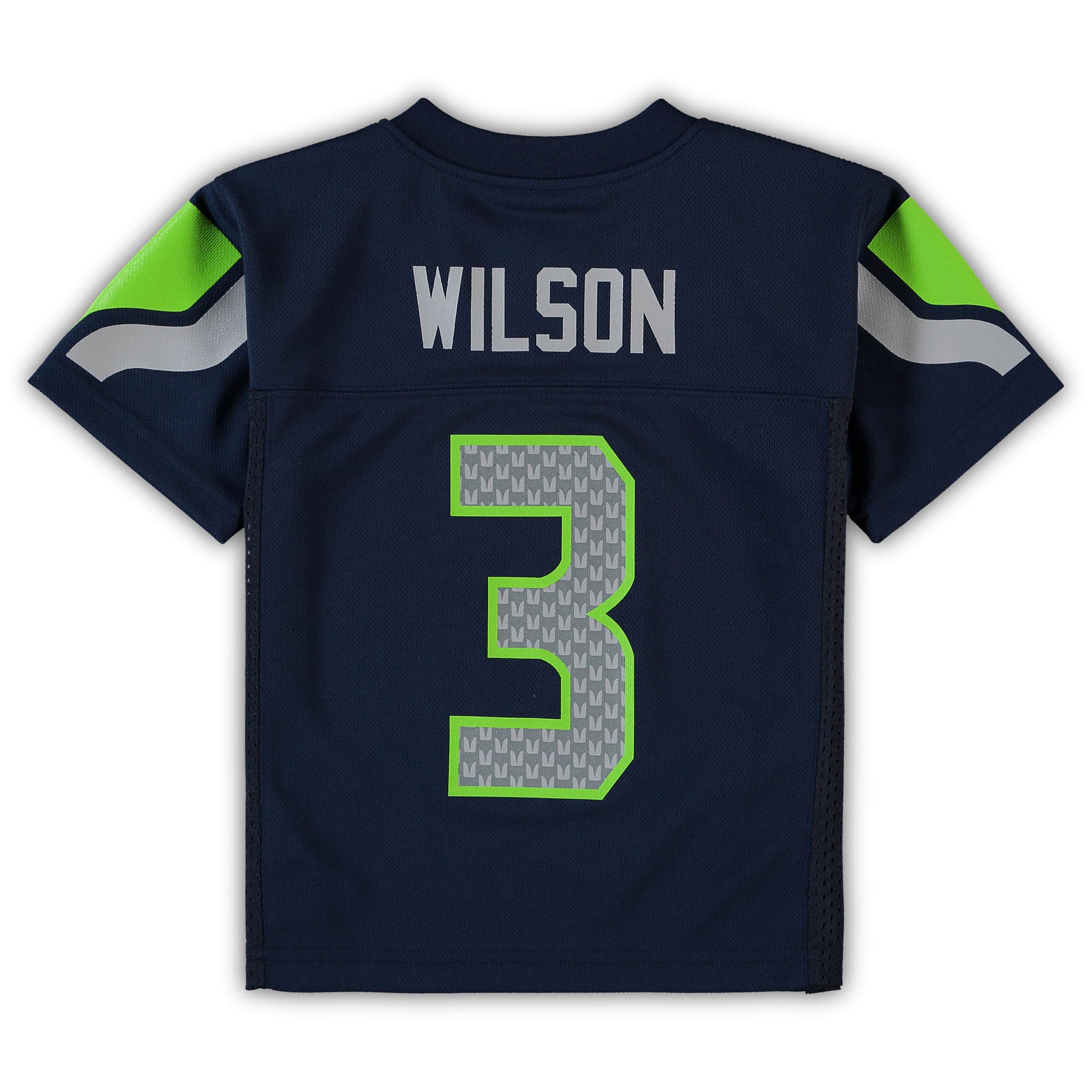 Russell Wilson Seattle Seahawks Preschool Replica Player Jersey – College Navy Clowdercats