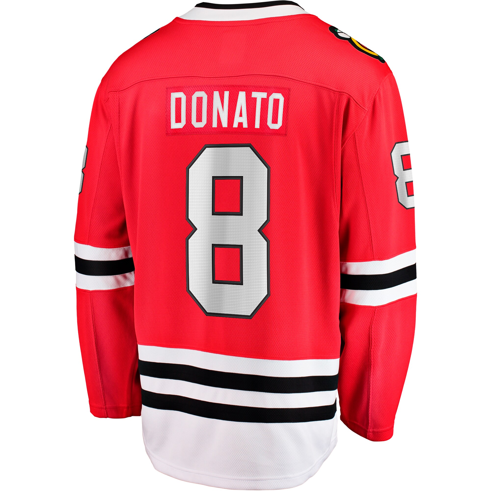 Ryan Donato Chicago Blackhawks Fanatics Home Breakaway Jersey – Red Clowdercats