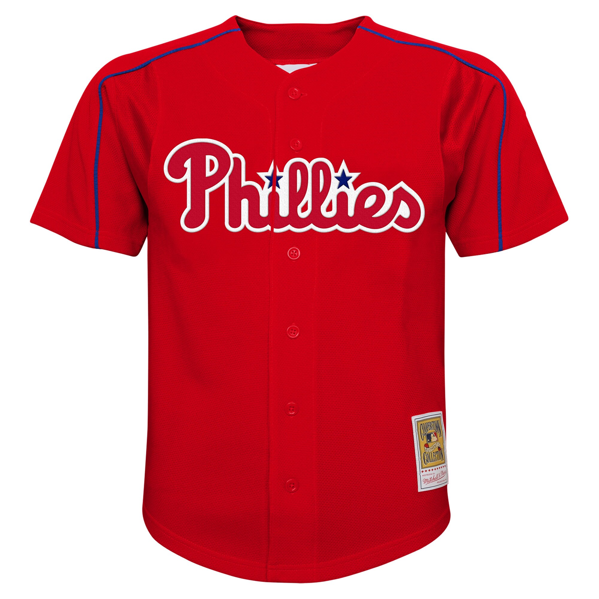 Ryan Howard Philadelphia Phillies Mitchell & Ness Youth Mesh Batting Practice Jersey – Red