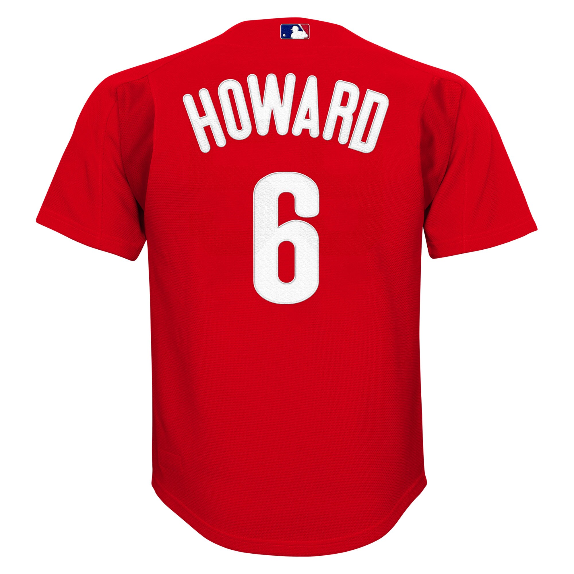 Ryan Howard Philadelphia Phillies Mitchell & Ness Youth Mesh Batting Practice Jersey – Red