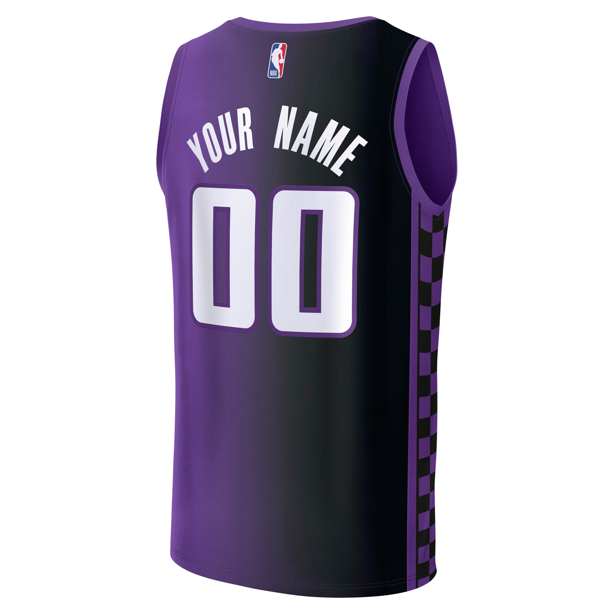 Sacramento Kings Fanatics Fast Break Custom Jersey – Statement Edition – Purple Clowdercats
