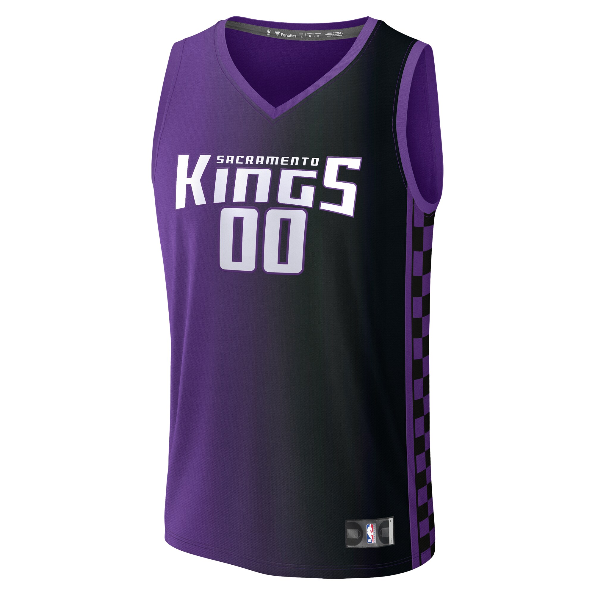 Sacramento Kings Fanatics Youth Fast Break Custom Replica Jersey – Purple – Statement Edition Clowdercats