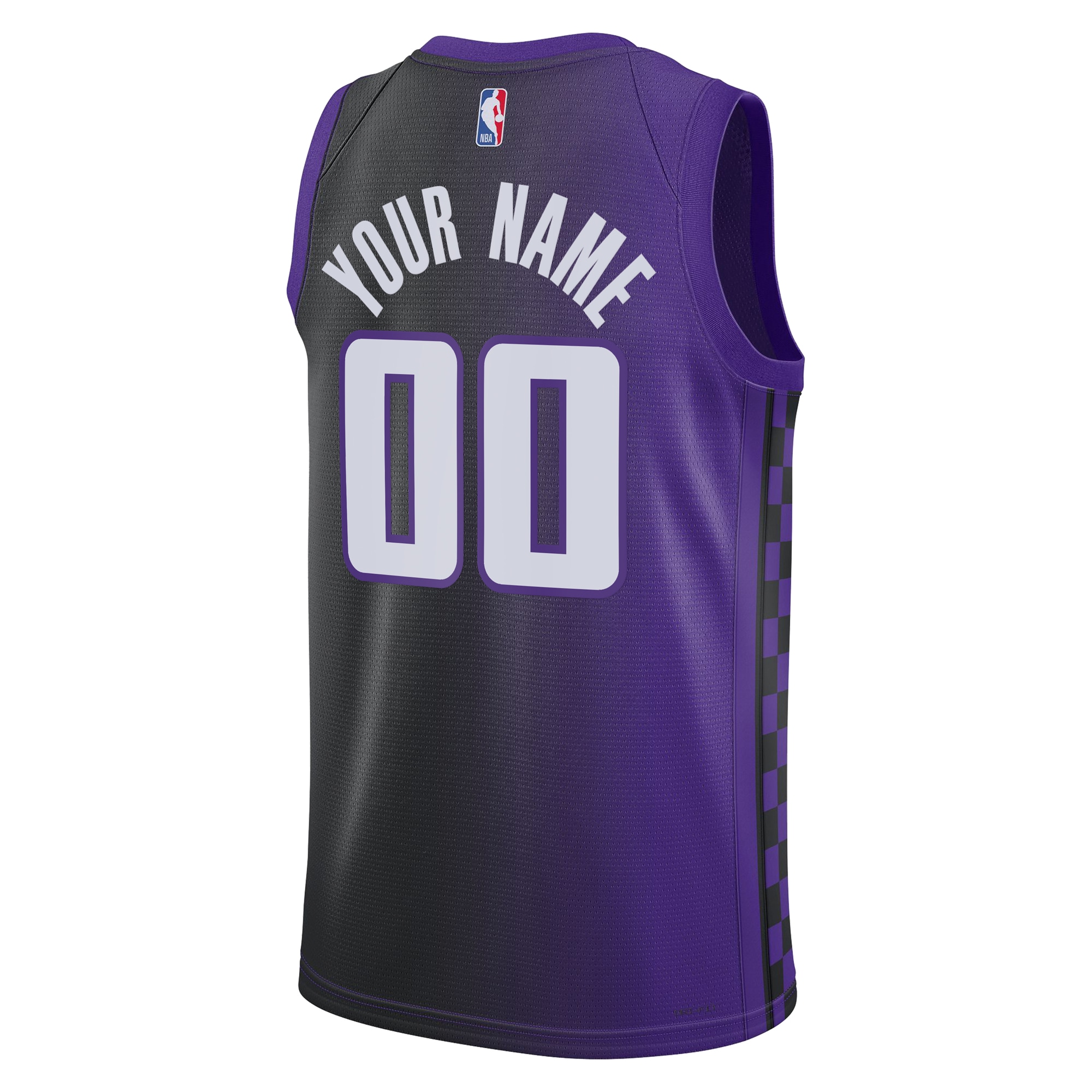 Sacramento Kings Jordan Brand Unisex Swingman Custom Jersey – Statement Edition – Purple Clowdercats