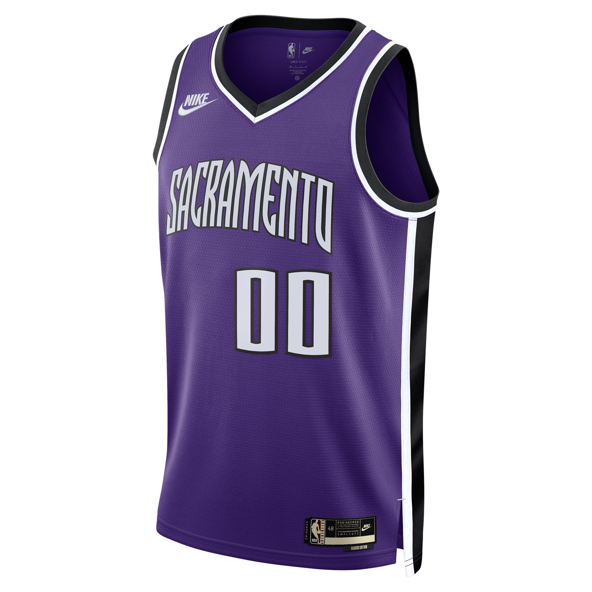 Sacramento Kings Nike Unisex Adult Swingman Custom Jersey – Classic Edition – Purple Clowdercats