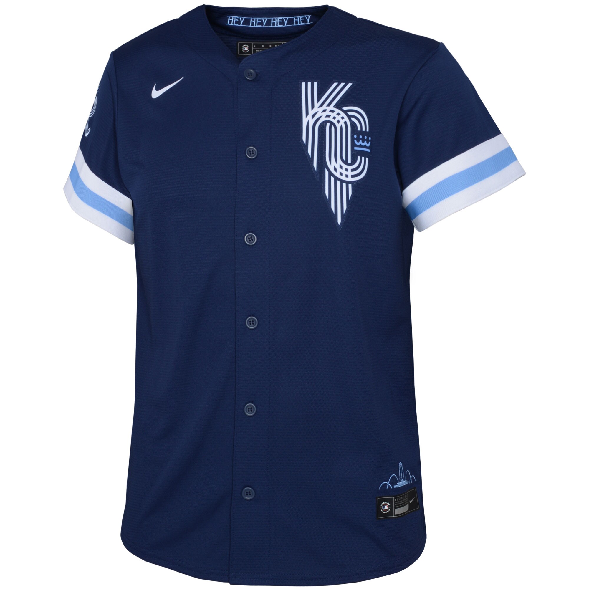 Salvador Perez Kansas City Royals Nike Toddler City Connect Replica Player Jersey – Navy