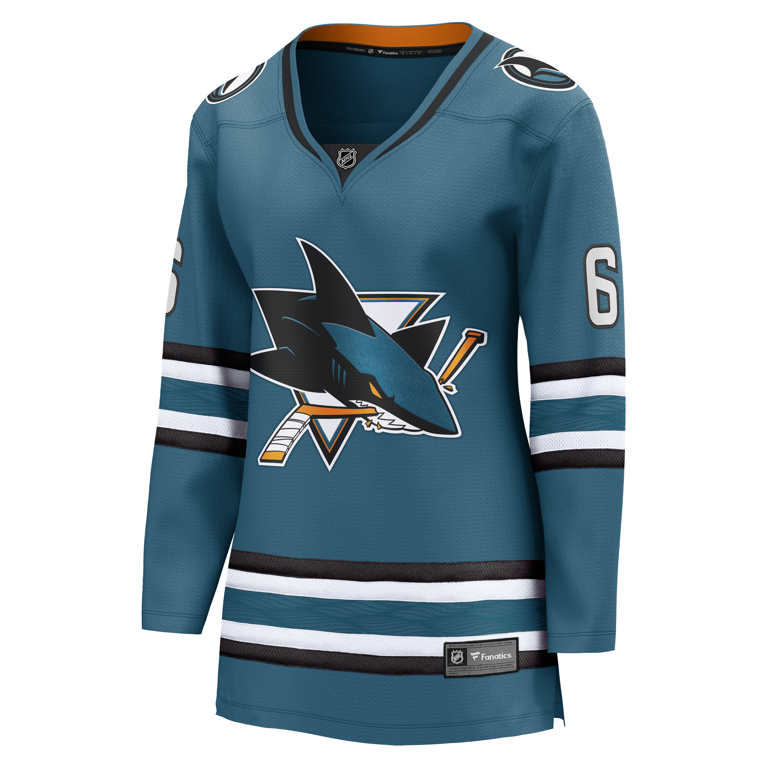 Sam Dickinson San Jose Sharks Fanatics Women’s Home Breakaway Jersey – Teal Clowdercats